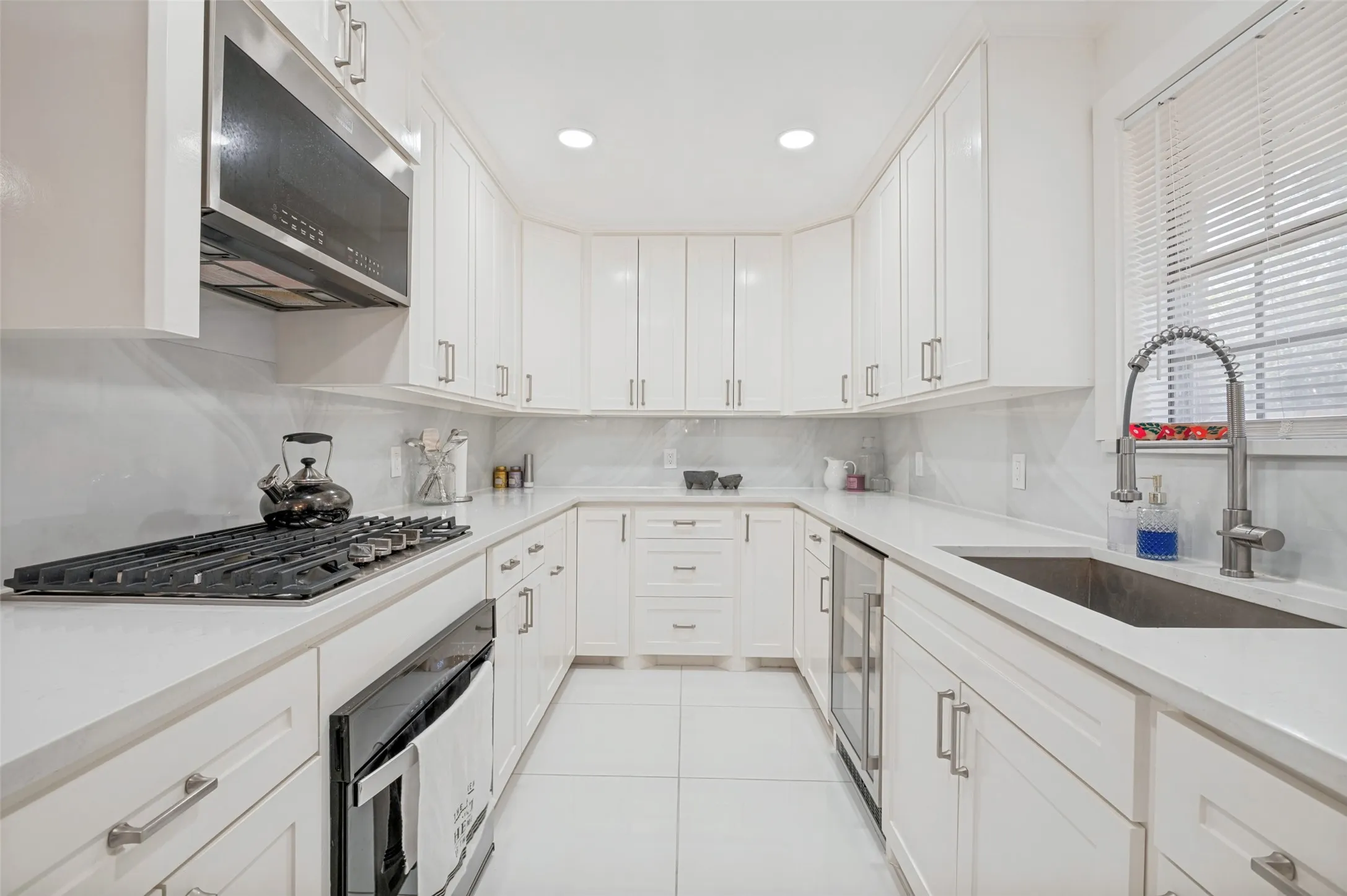 new custom cabinetry make use of every inch and provide tons of storage