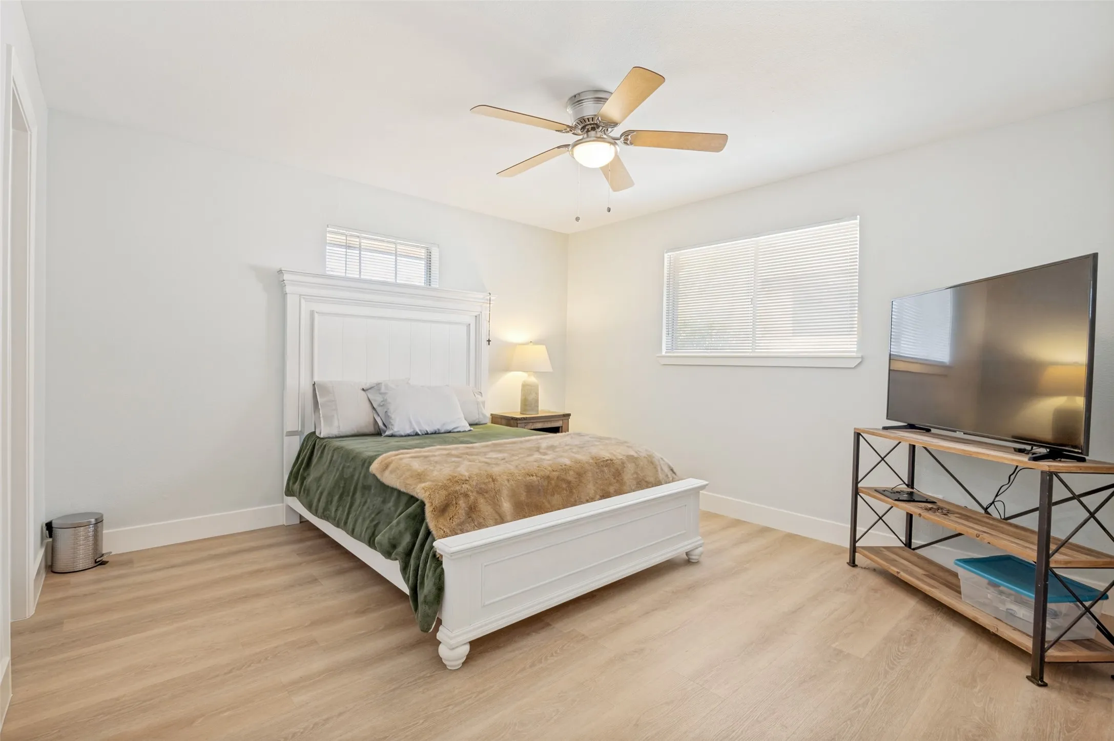secondary bedrooms are spacious and share a bathroom