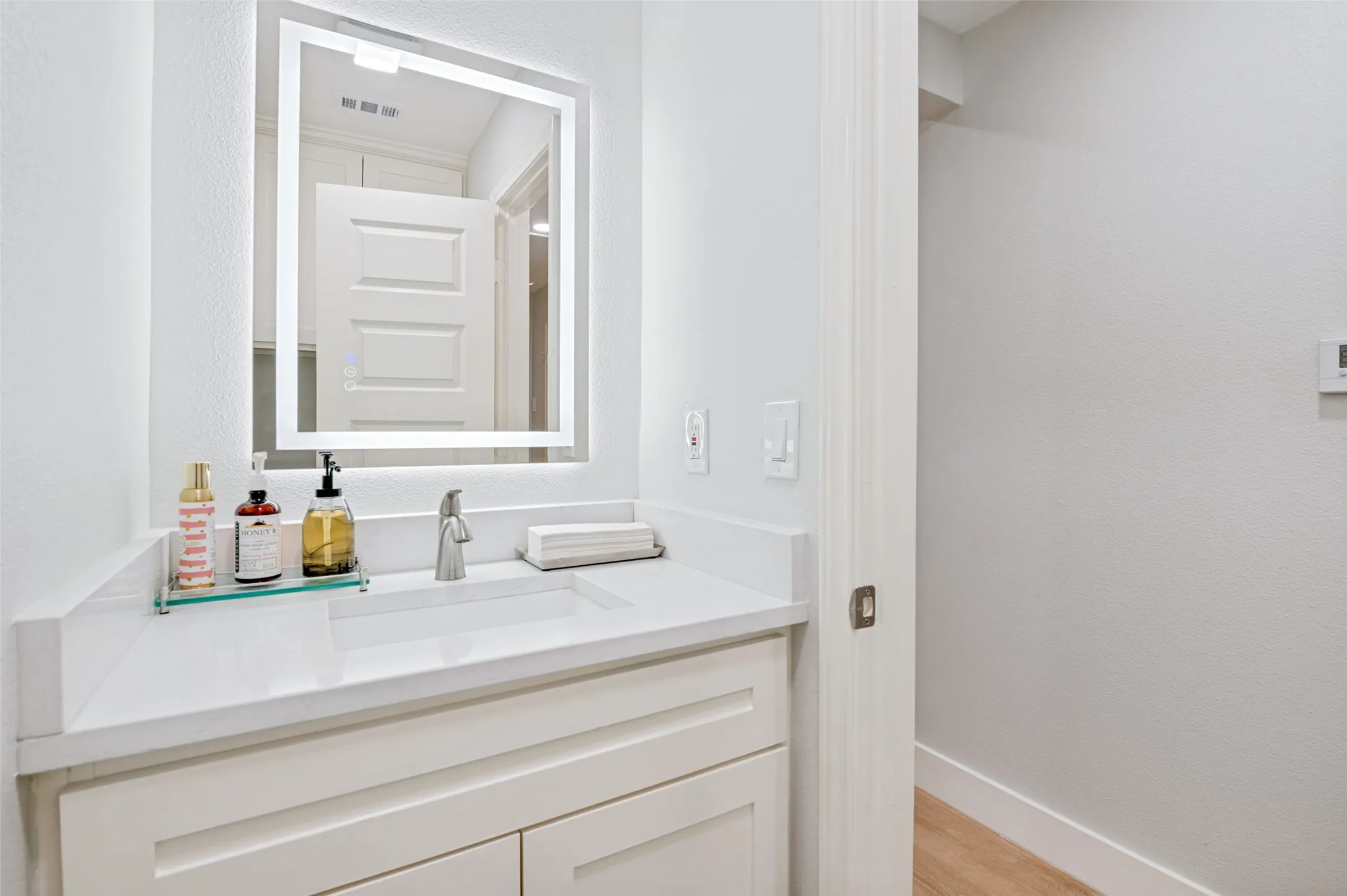 half bathroom for guests