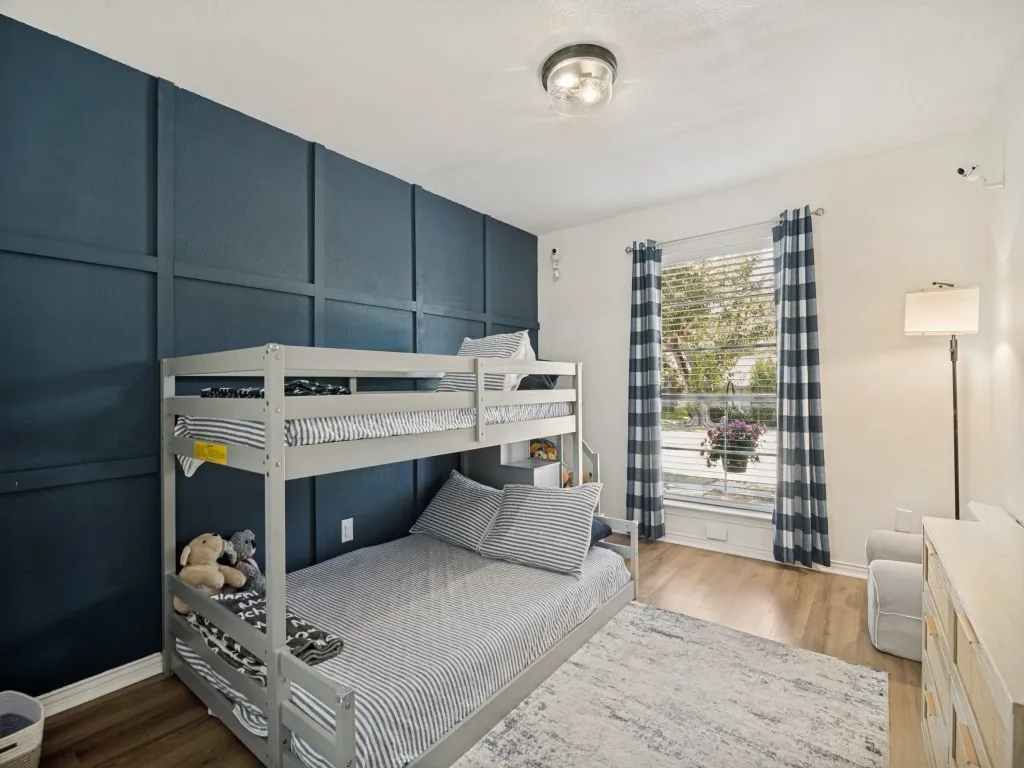 All the secondary bedrooms in the home are large.