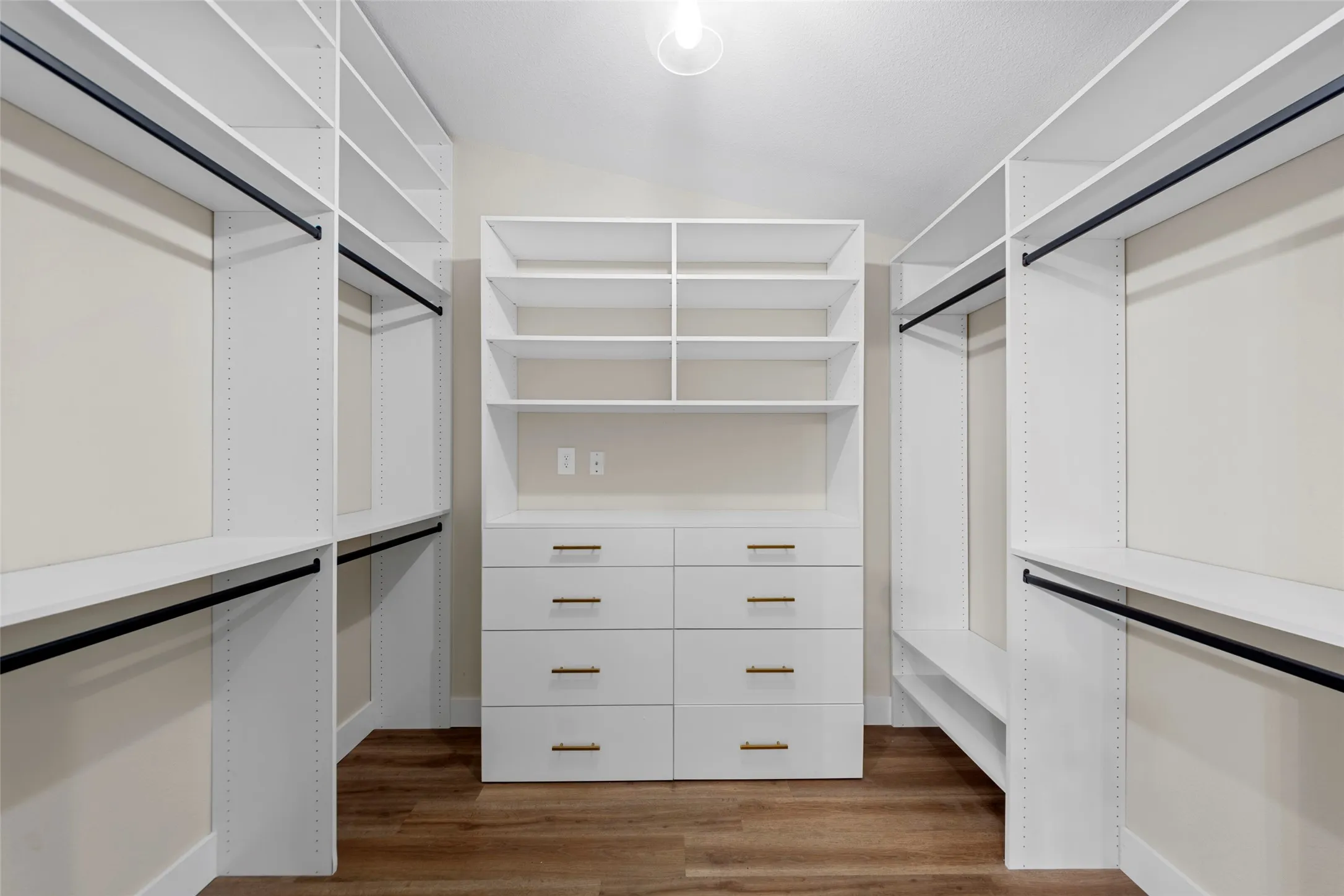 Custom closet in primary