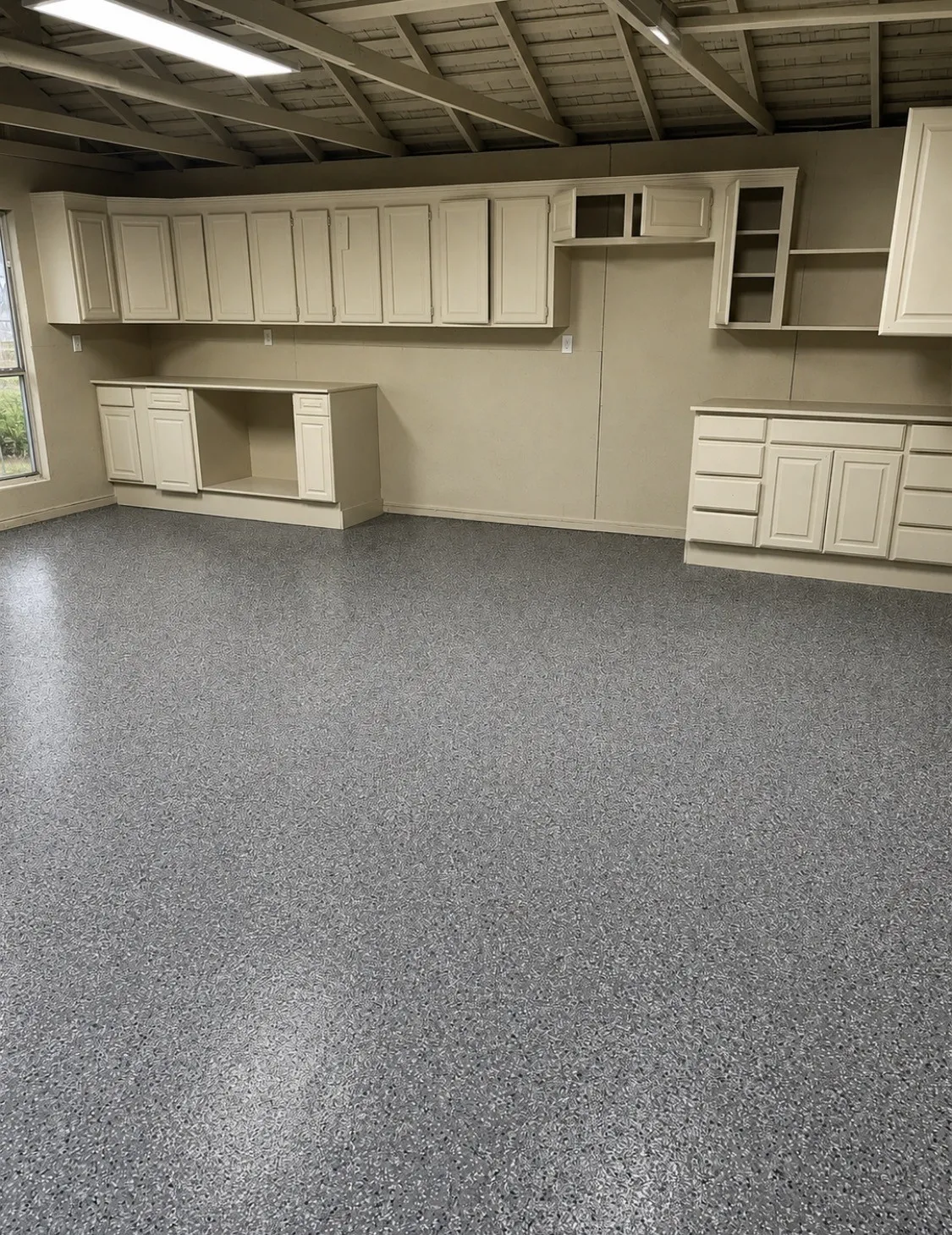 Inside of garage