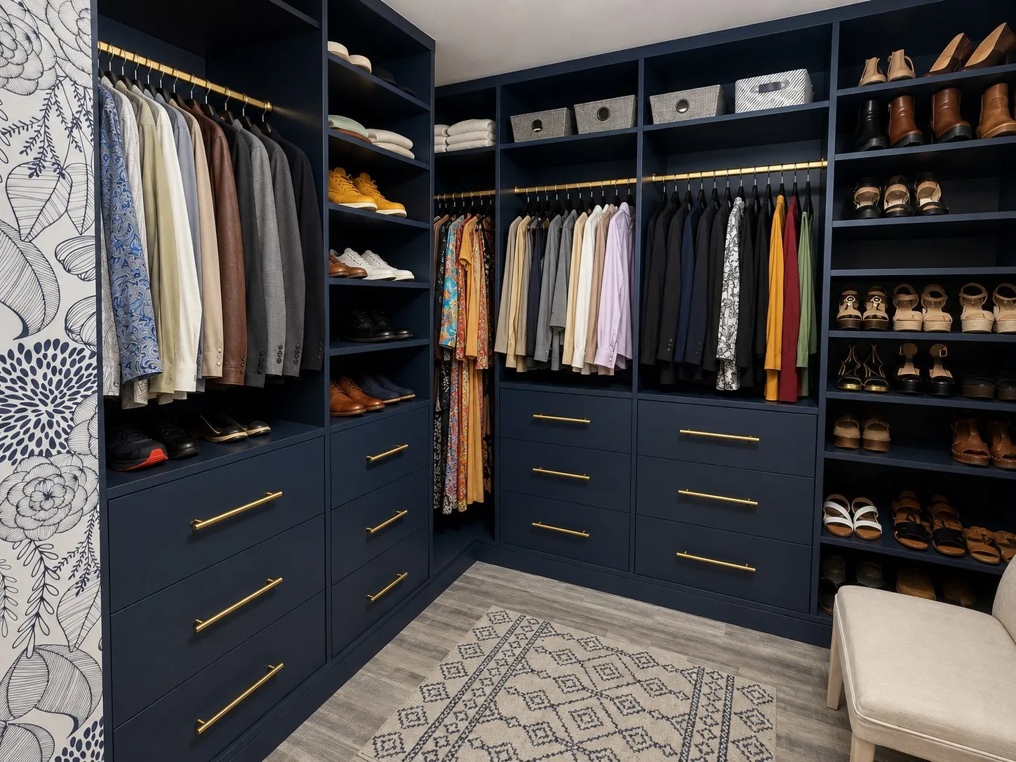 Custom Closet in Primary Bedroom