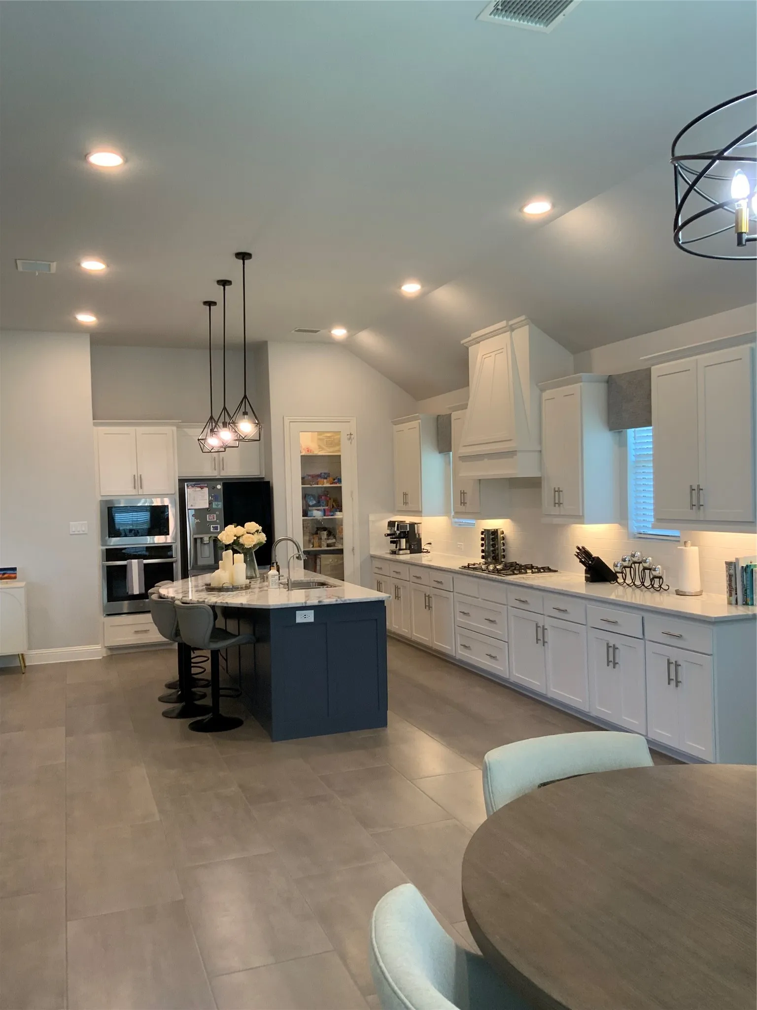 Bright open kitchen