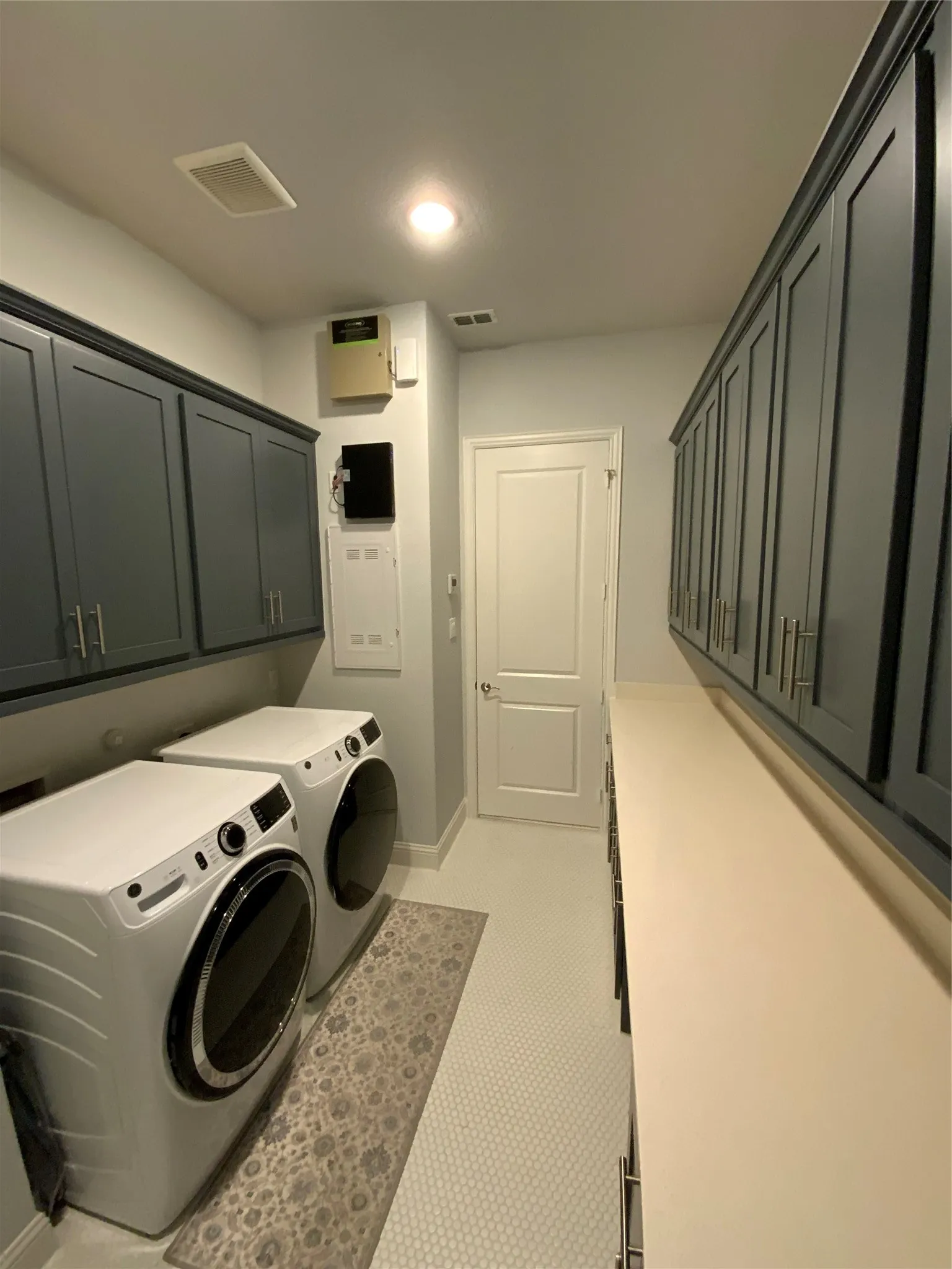 Plenty of counter and cabinets for all you storage needs
