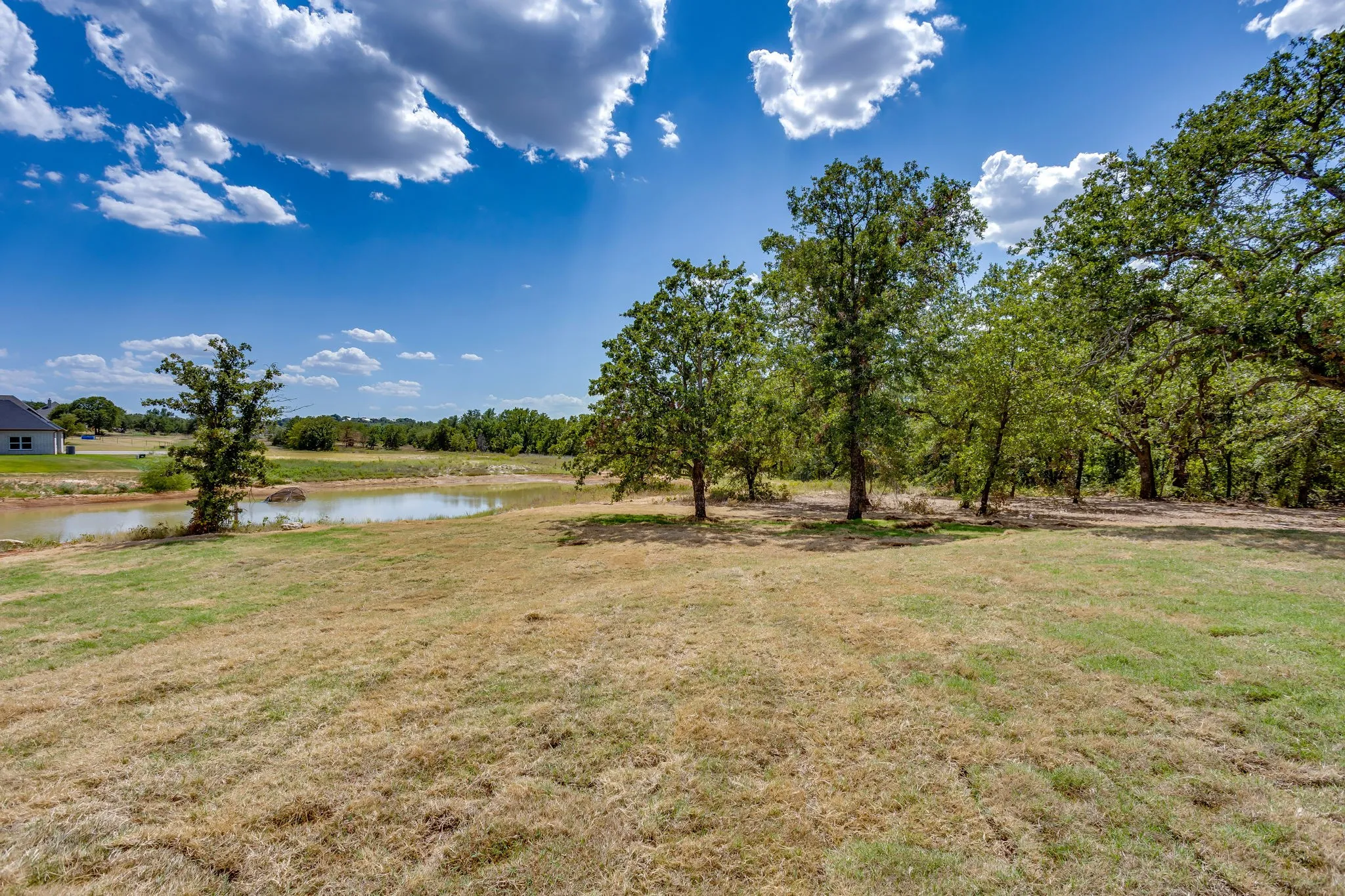 Beautiful pond on the edge of the property.