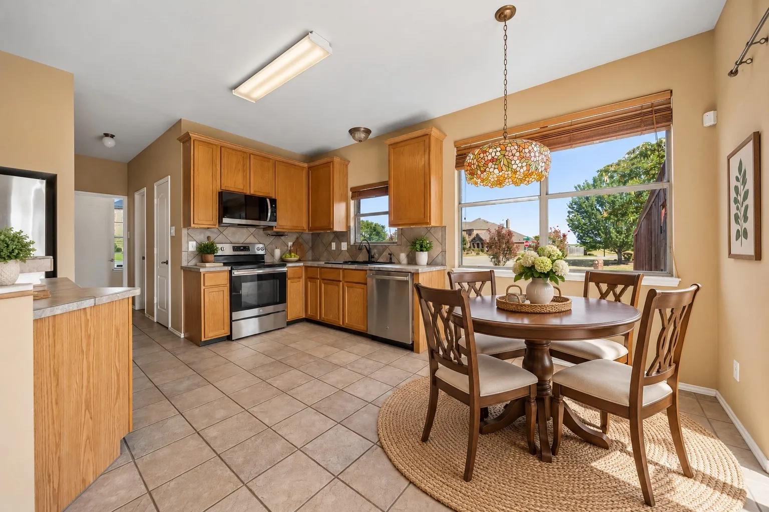 Breakfast Area—Virtually Staged