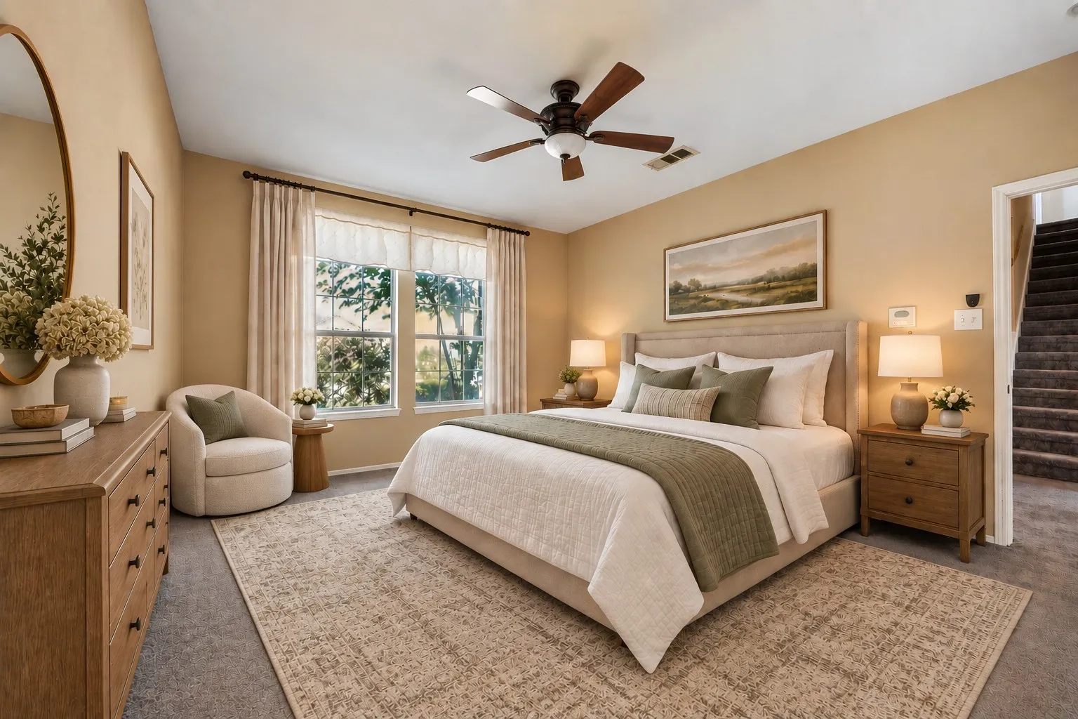 Primary Bedroom—Virtually Staged