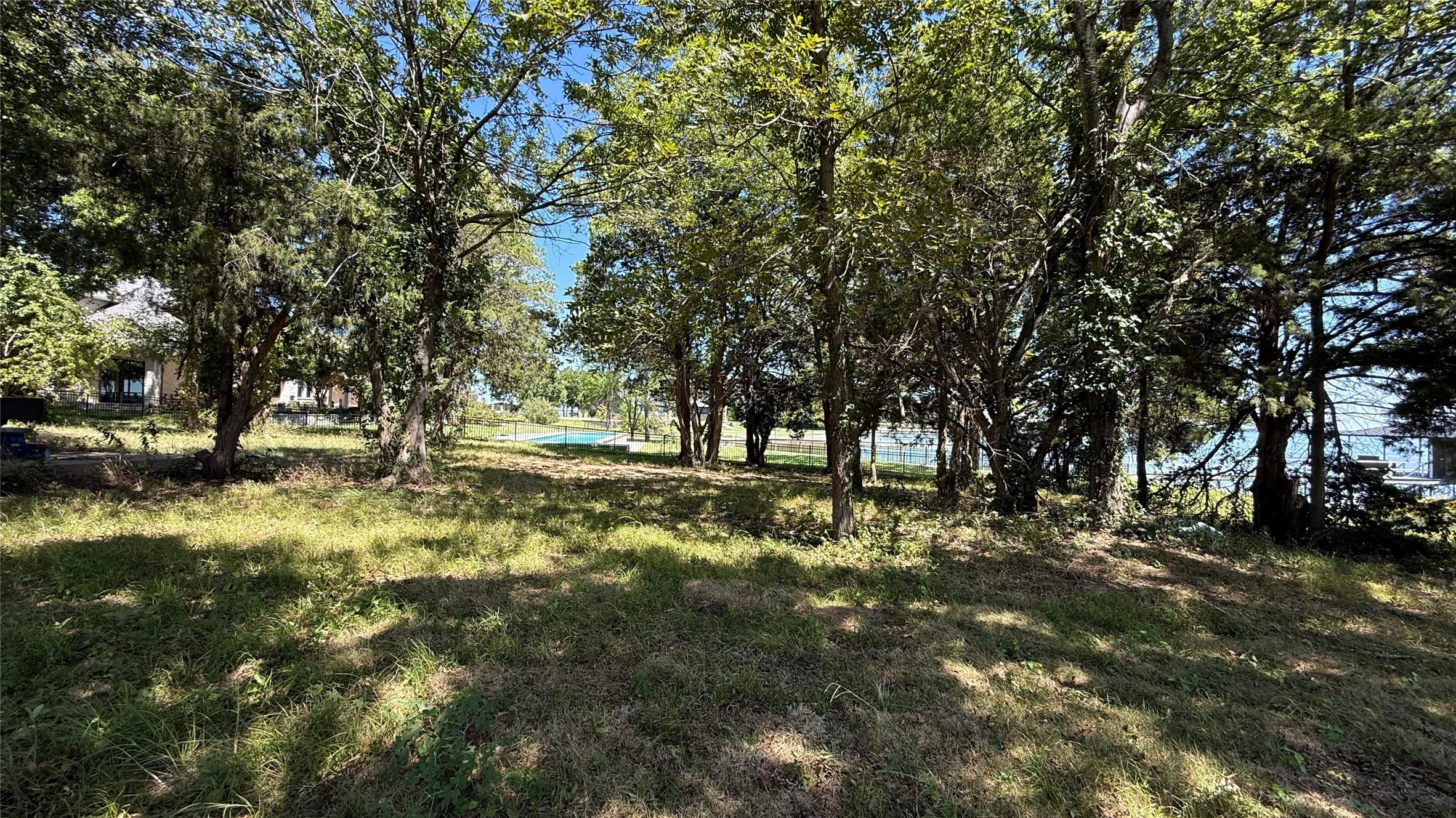 A wooded setting with lake views offers the ingredients for a peaceful weekend retreat on Richland Chambers Lake.