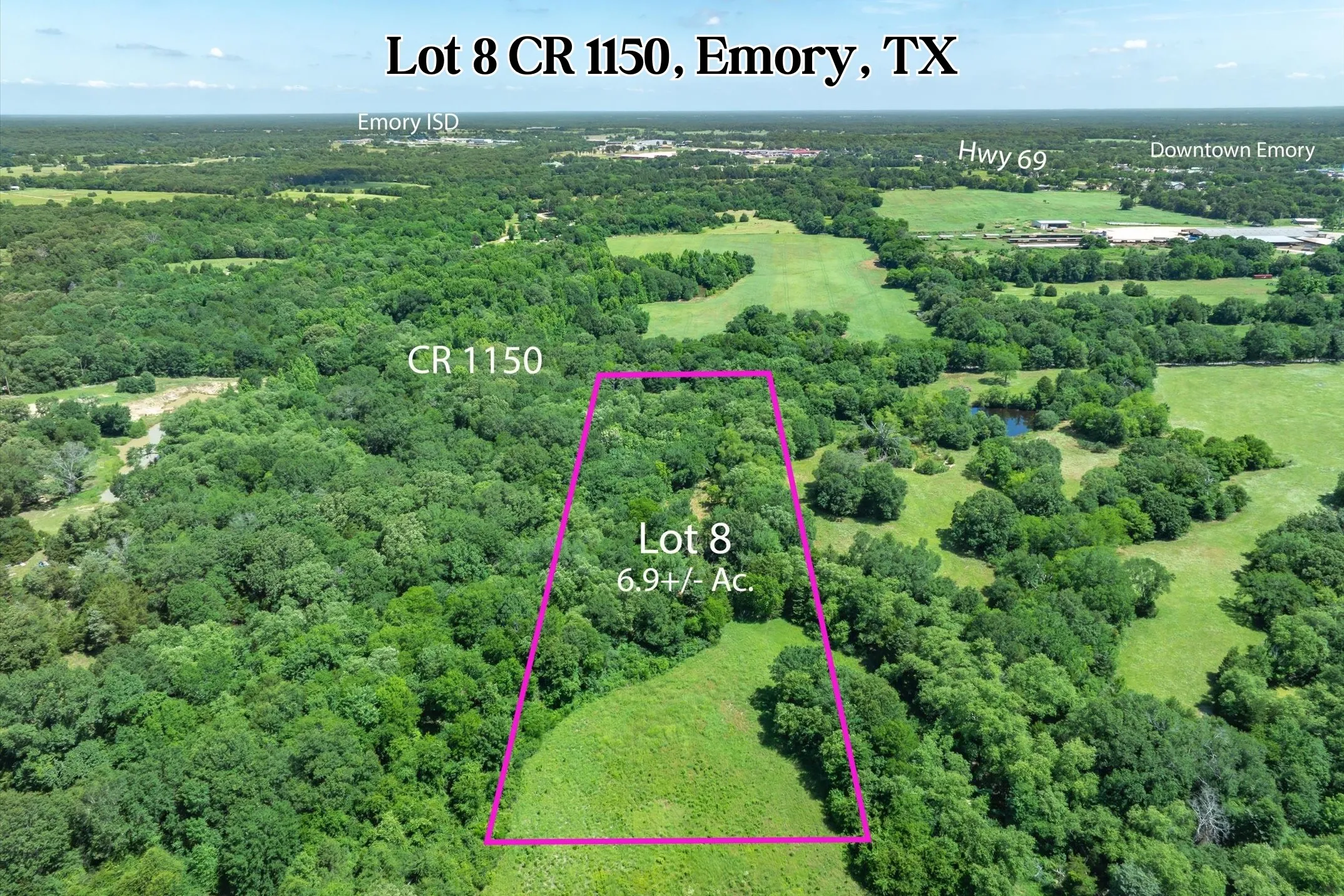 Unimproved Land For Sale in Rains County , Lot 8 RS County Road 1150, Emory, Texas 75440, 0, 0, Garage spaces, 0 Sqft, built in 0, Price $163,875, mls#21358408, Real Estate Agent in Emory, Homes For Sale in Rains county, Homes For Sale in Emory, Realtor in Emory Texas, Real Estate Brokerage Independent Realty Texas, Luminita Cordes Realtor