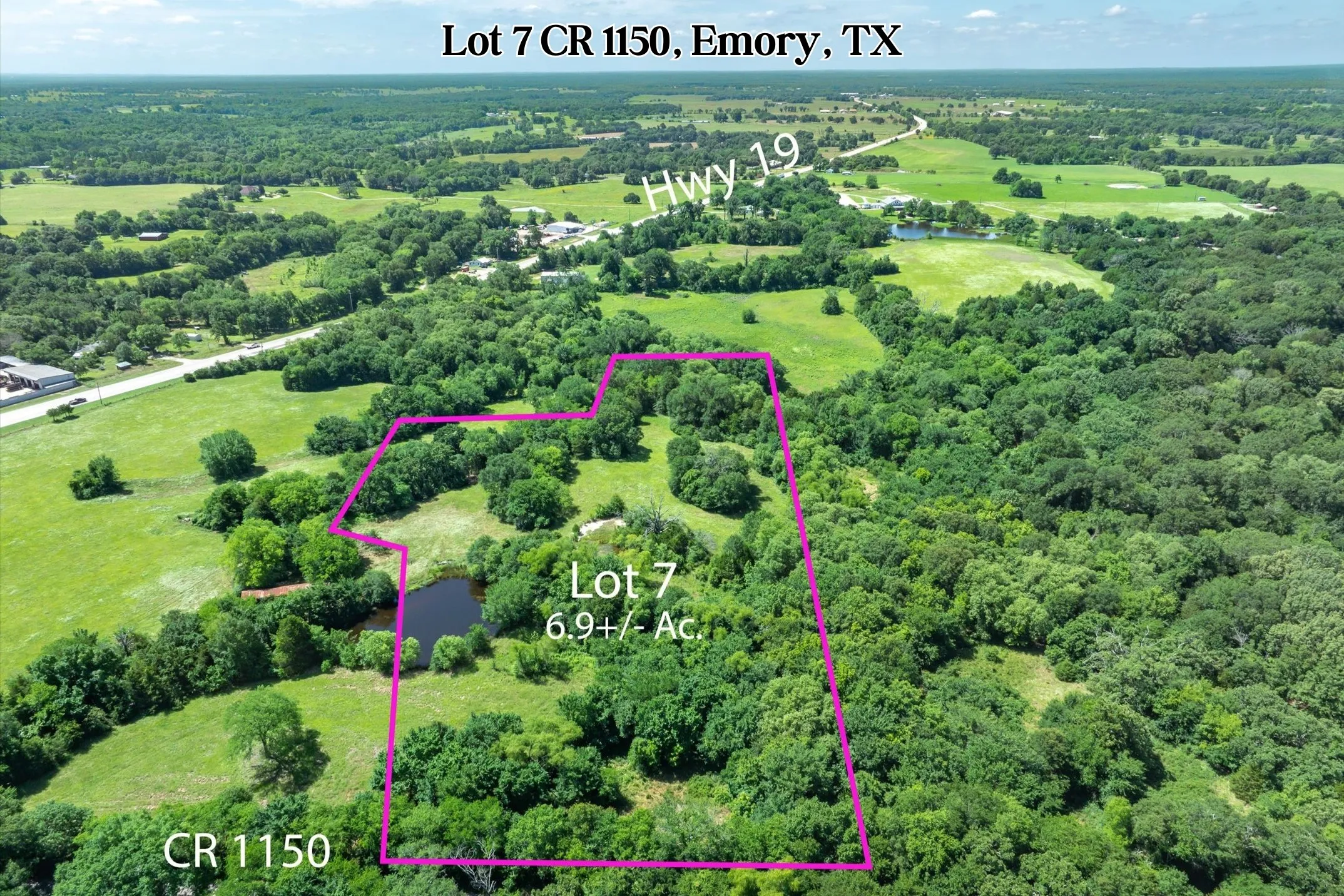 Unimproved Land For Sale in Rains County , Lot 7 RS County Road 1150, Emory, Texas 75440, 0, 0, Garage spaces, 0 Sqft, built in 0, Price $163,875, mls#21358345, Real Estate Agent in Emory, Homes For Sale in Rains county, Homes For Sale in Emory, Realtor in Emory Texas, Real Estate Brokerage Independent Realty Texas, Luminita Cordes Realtor