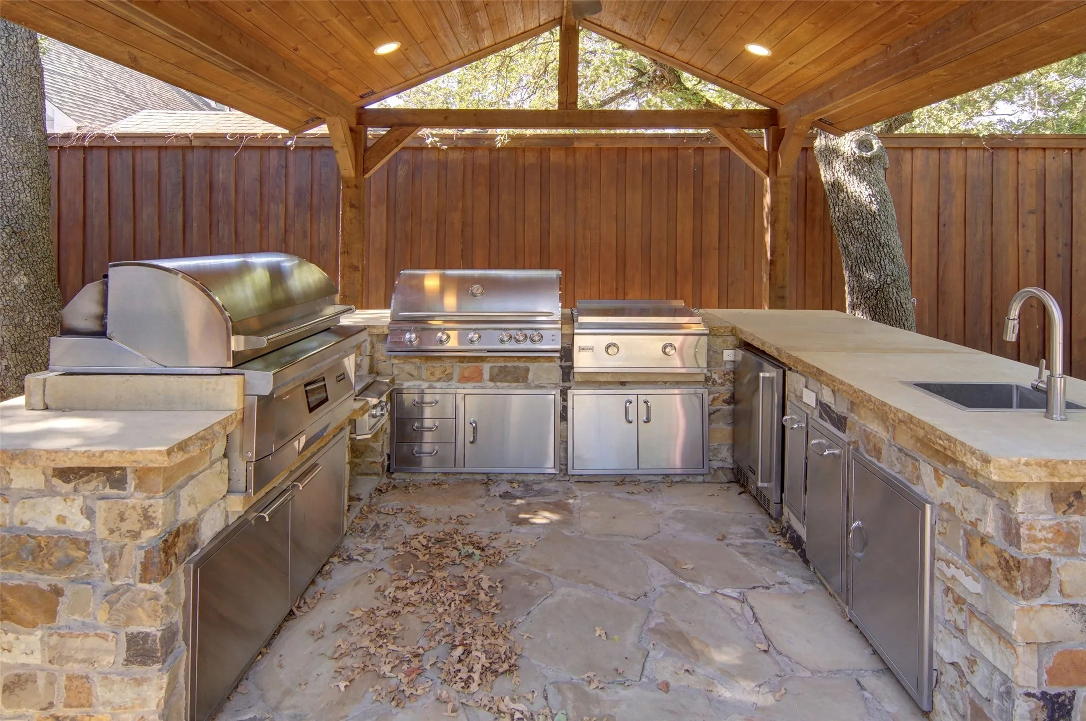 This is a dream outdoor kitchen