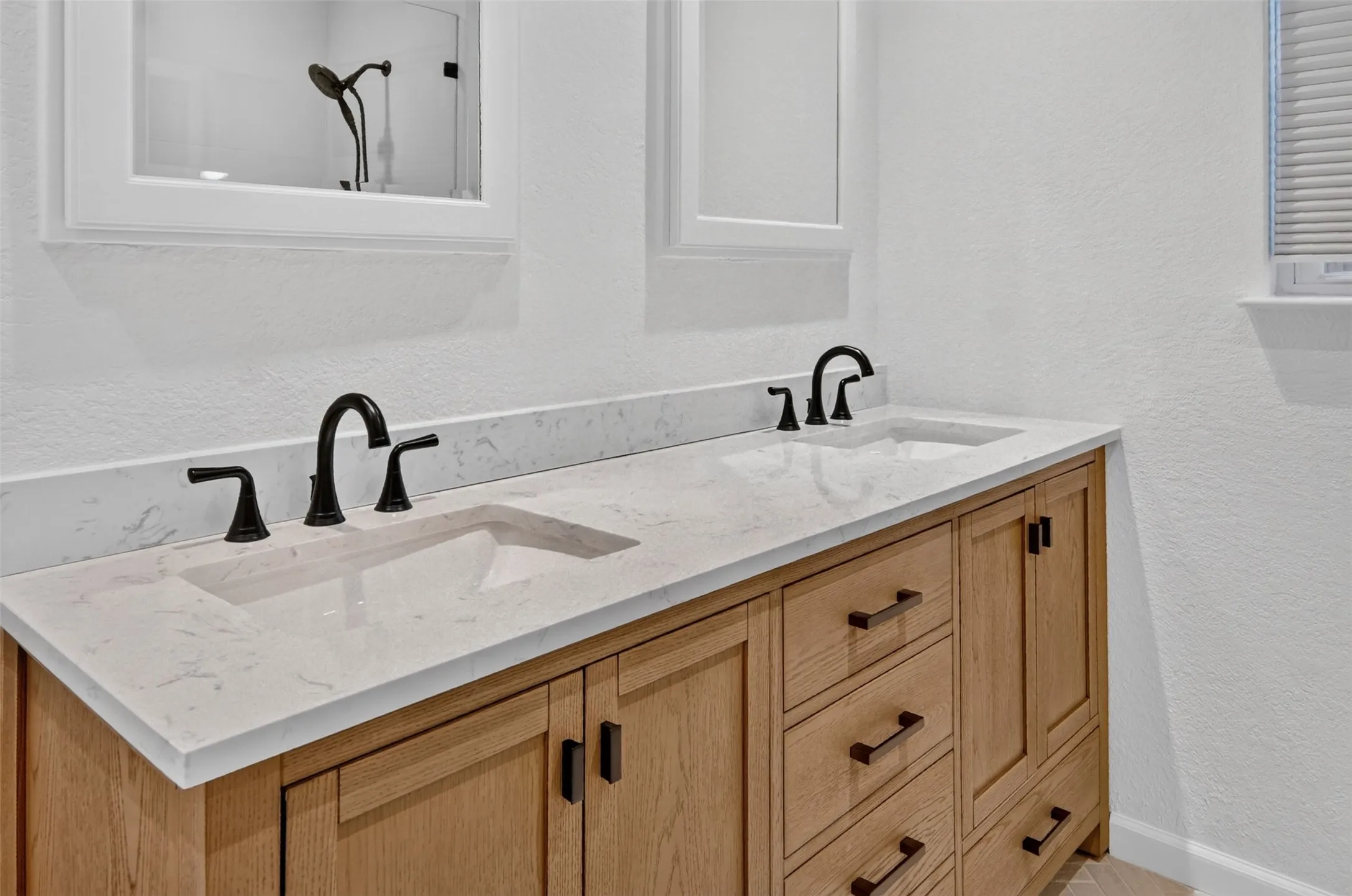 Newly remodeled primary bathroom