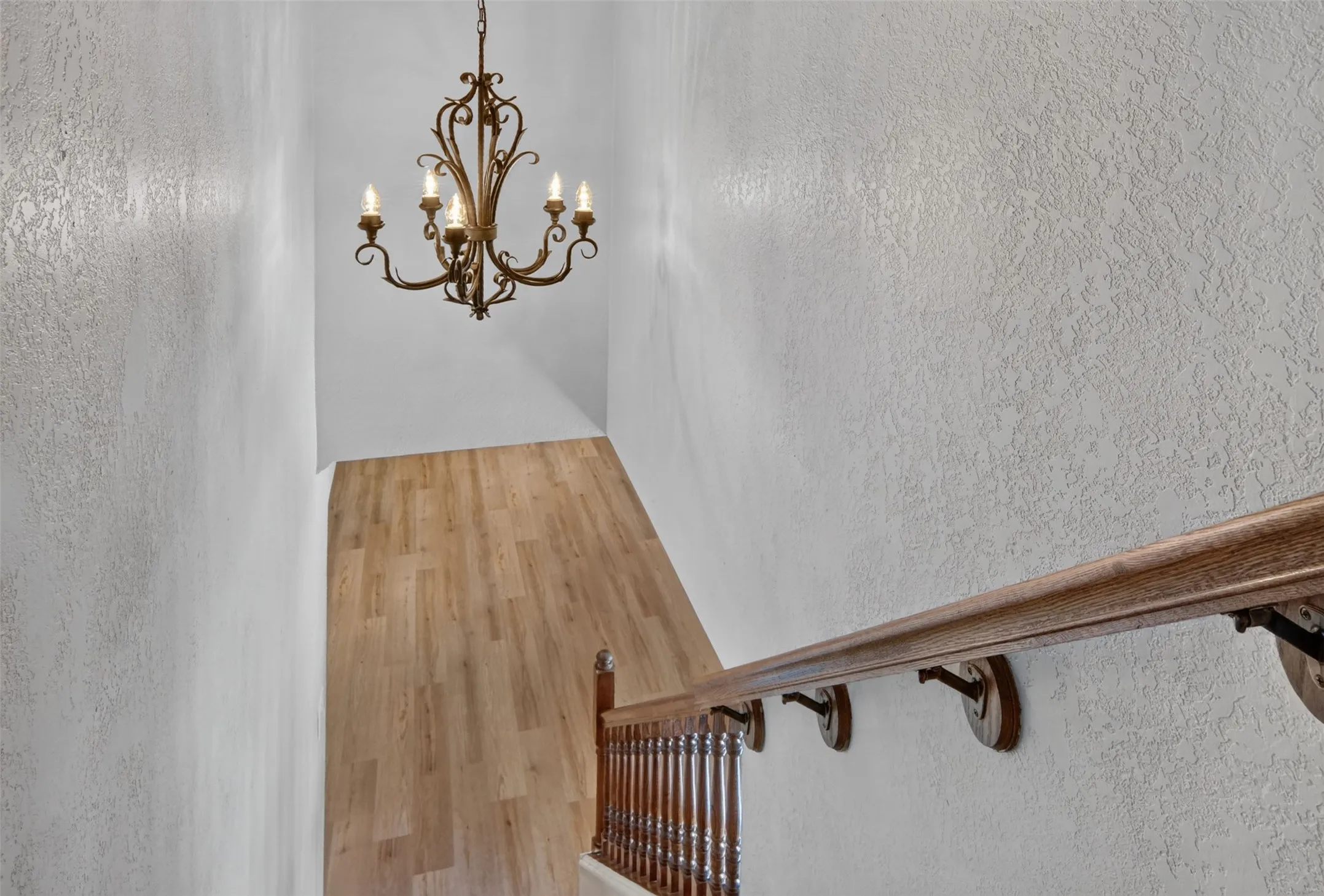 View from the top of the stairs