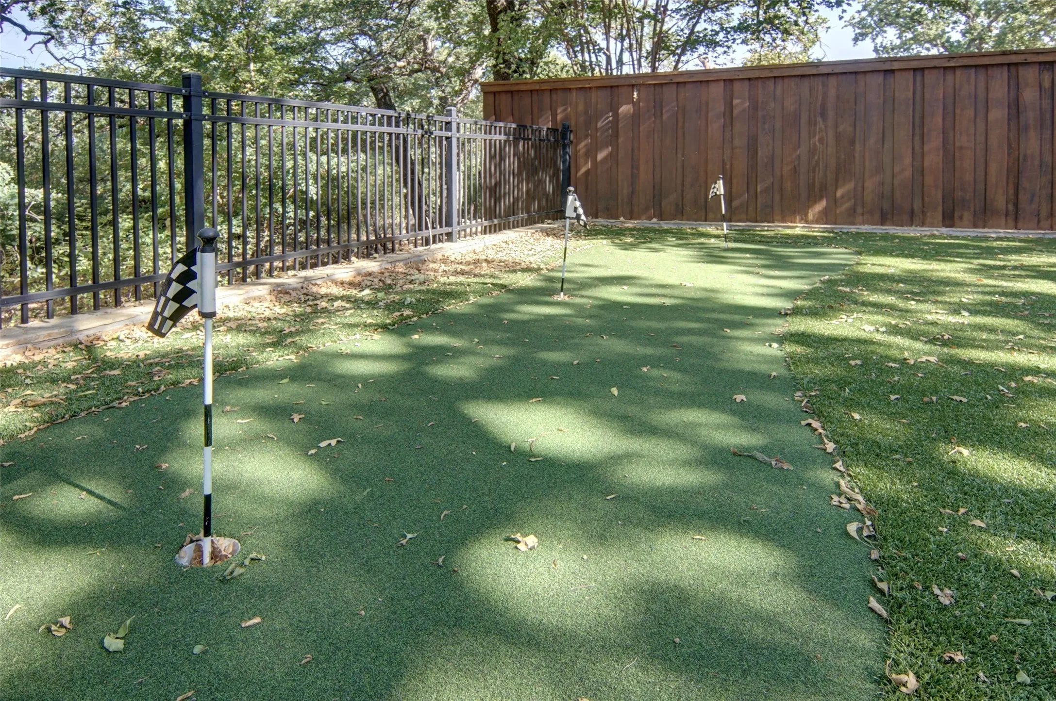 What backyard would be complete without a putting green
