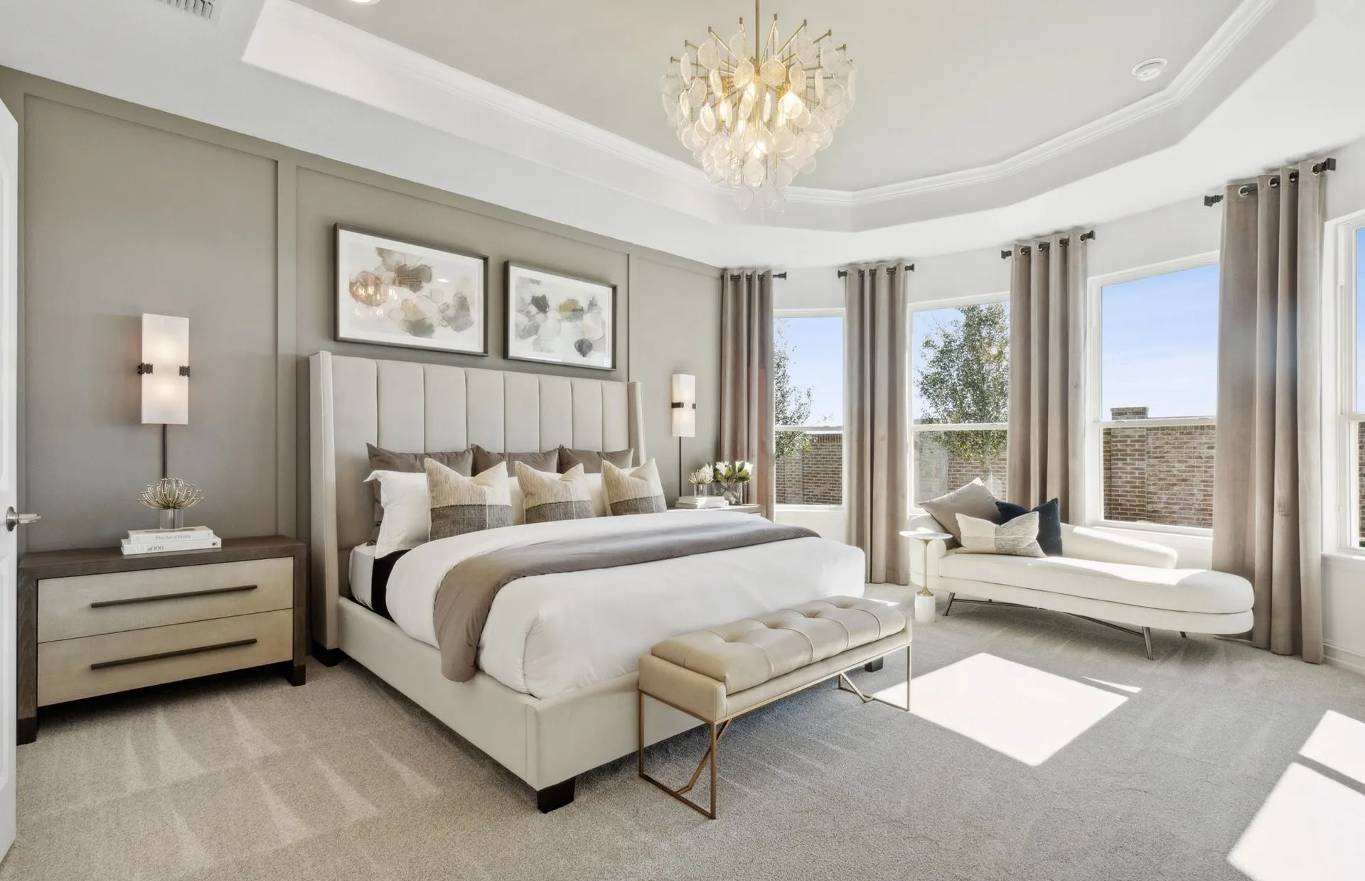 *Model Representation - Spacious owner's suite with private bath