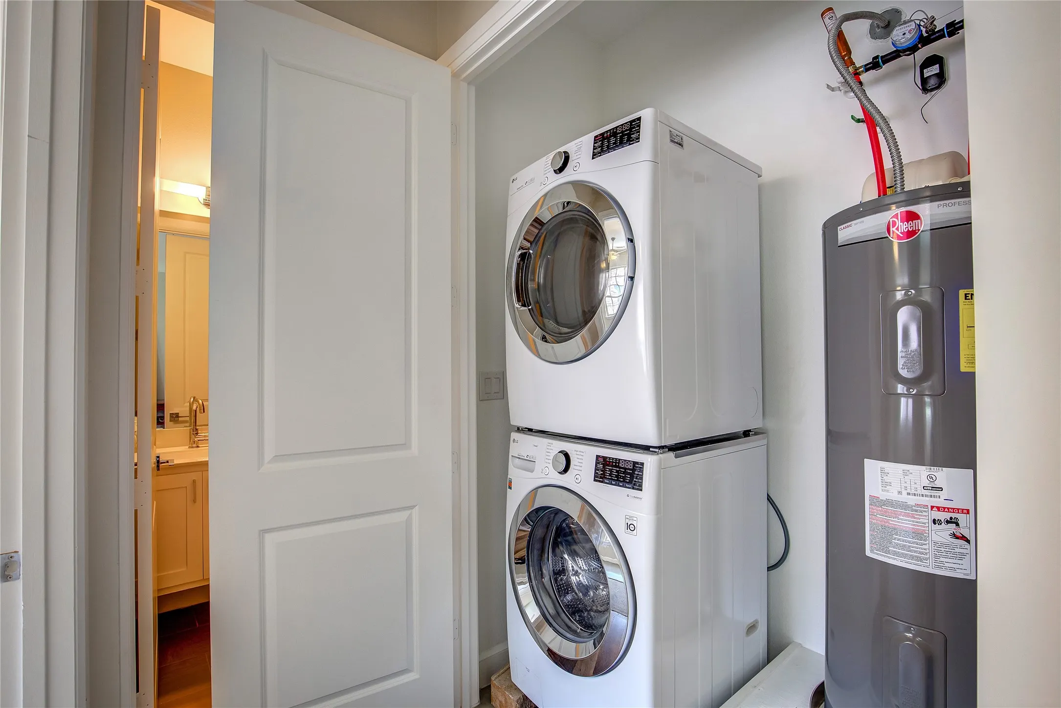 Laundry by Guest Bath
