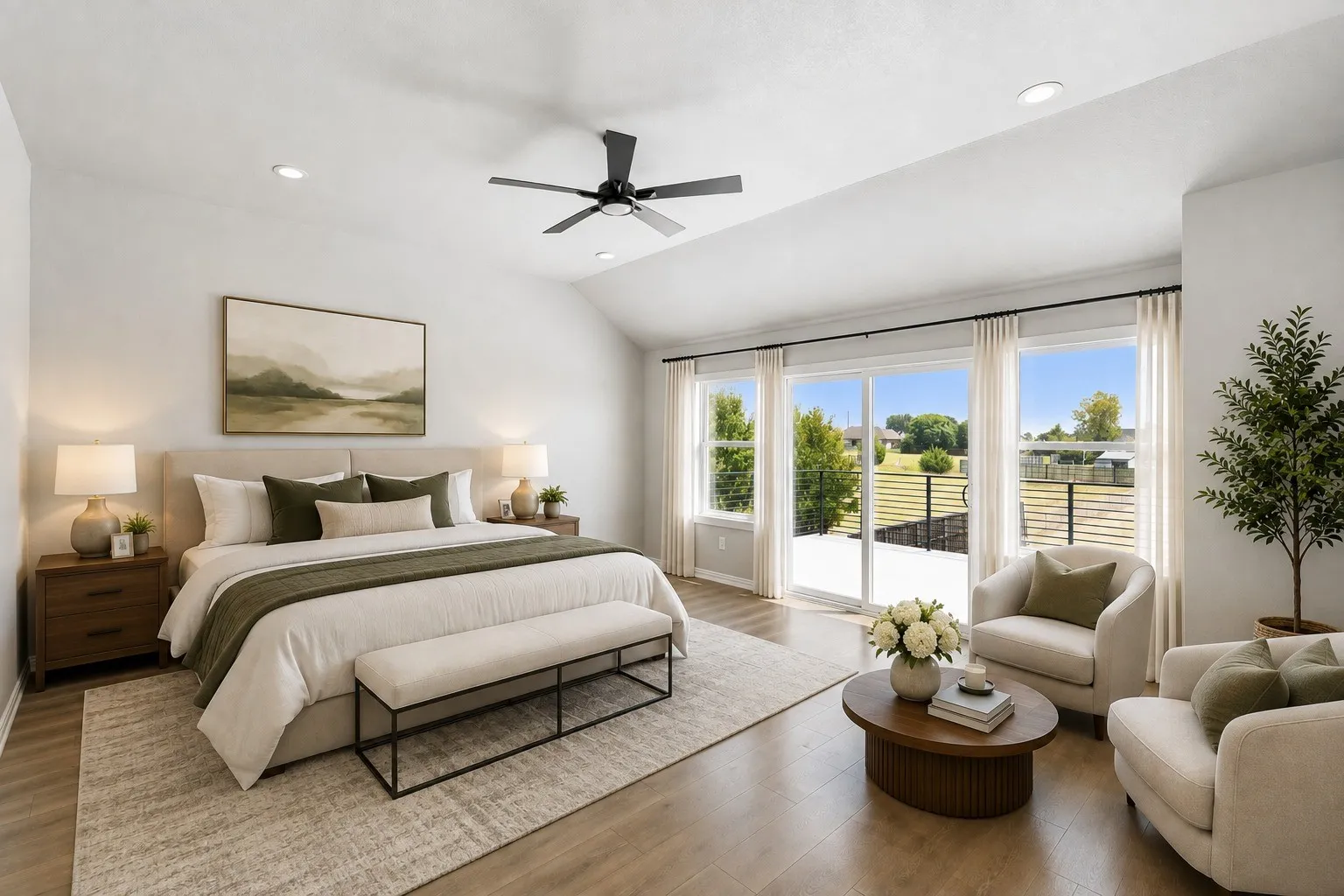 Primary Bedroom—Virtually Staged