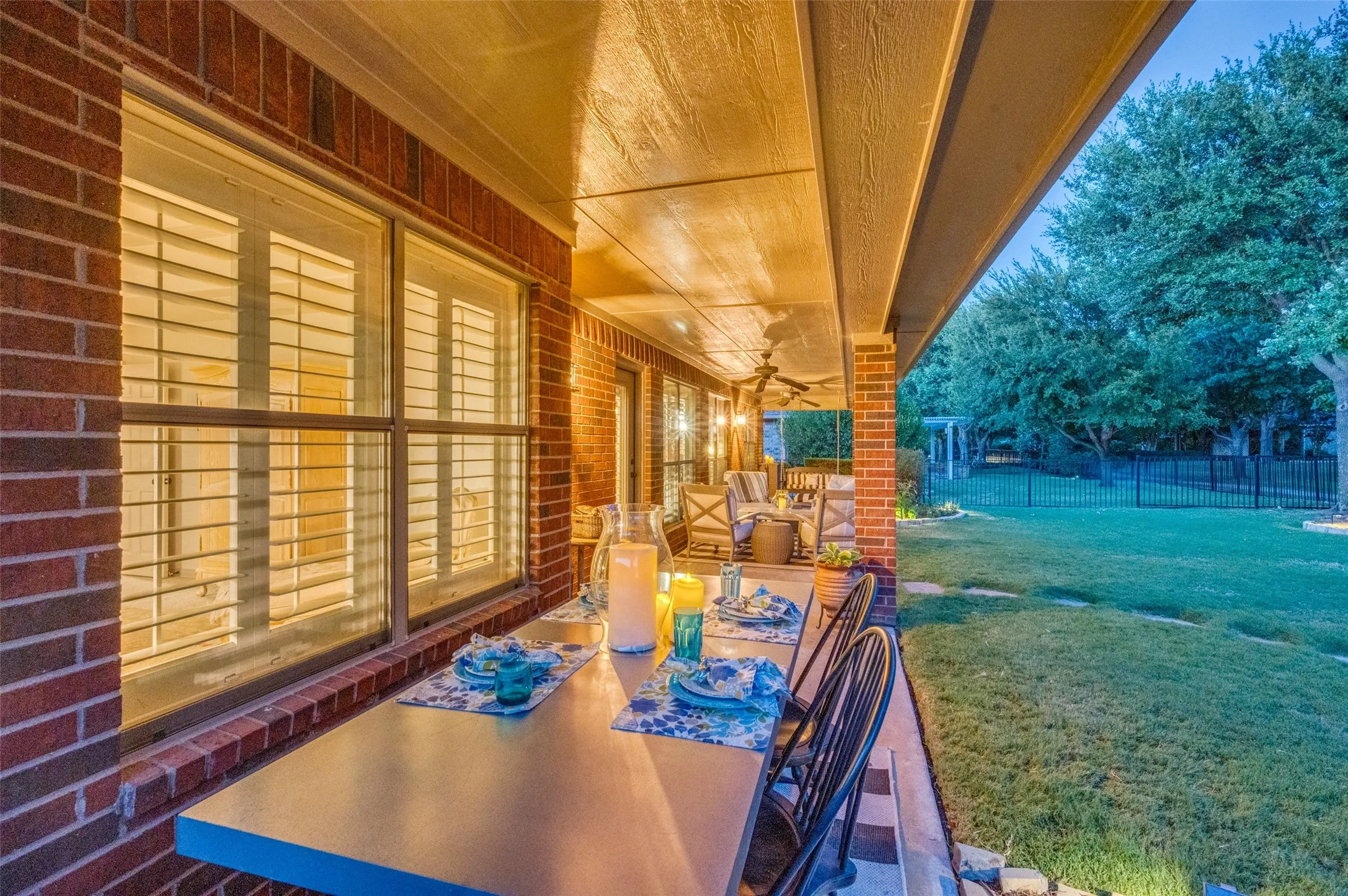 Evening on The Patio