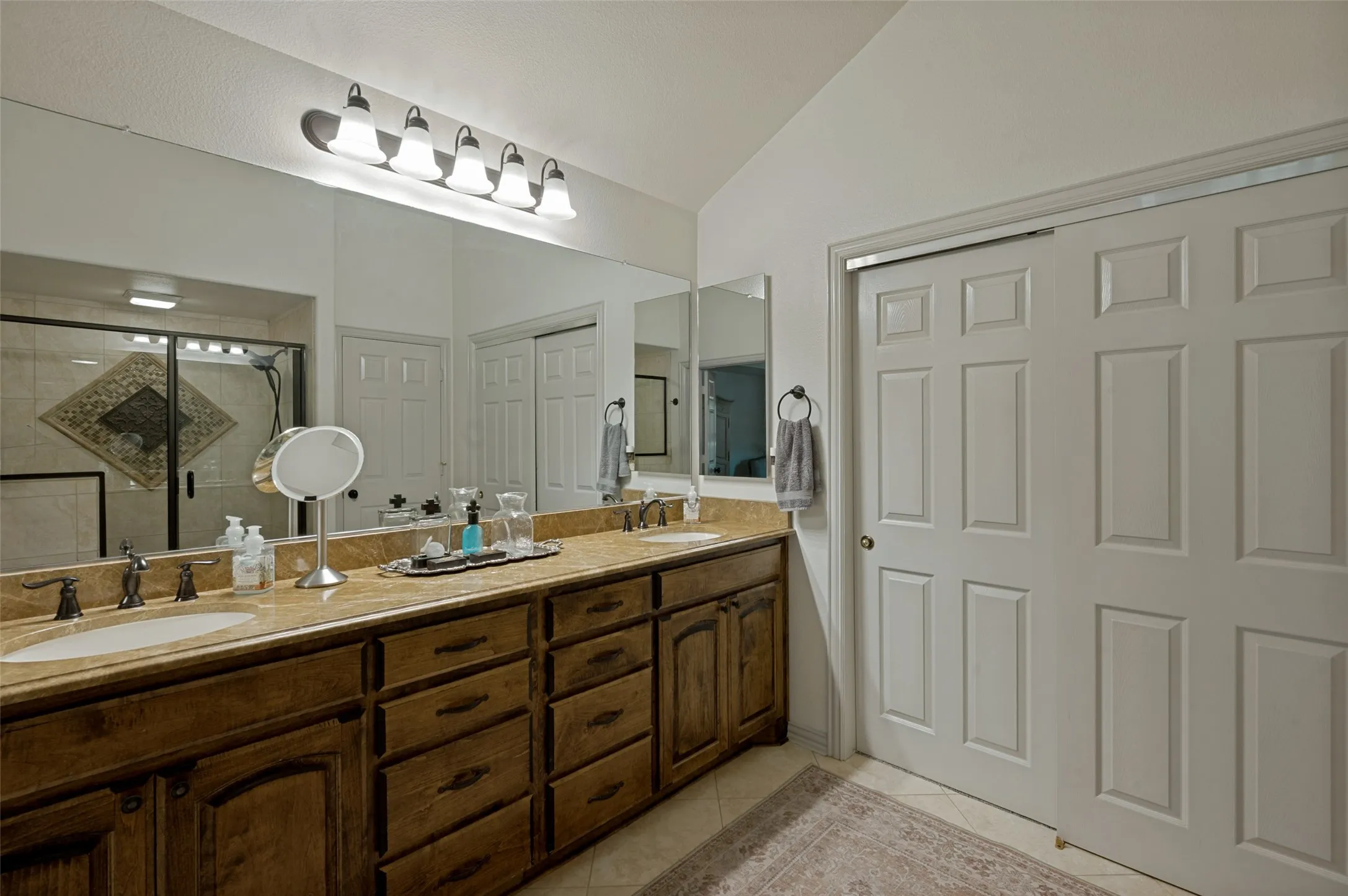Primary Bathroom with lots of Counter Space