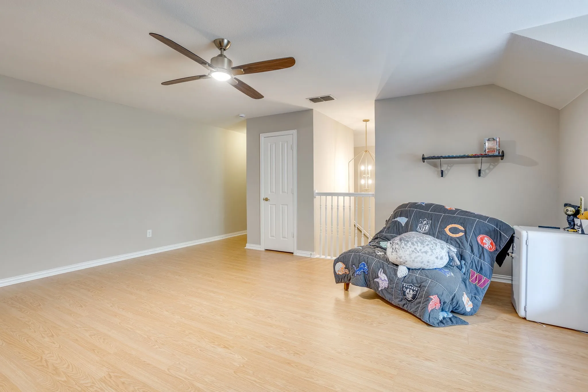 Upstairs game room