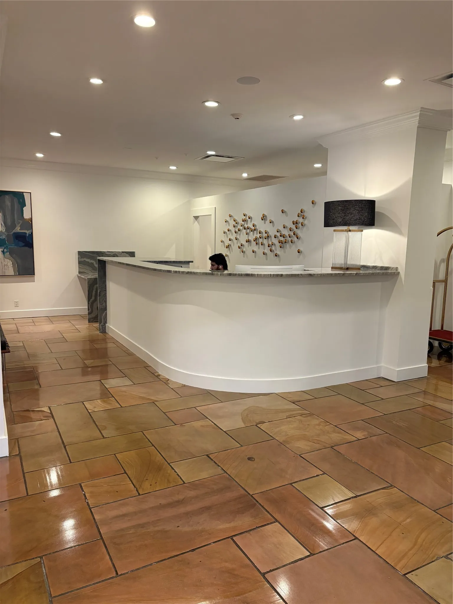 front desk