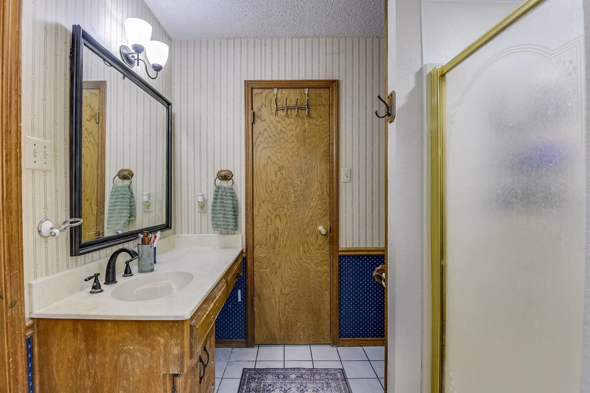 Another View of the Master Bathroom - Additional Sink on the other Side - Door is to the Master Closet