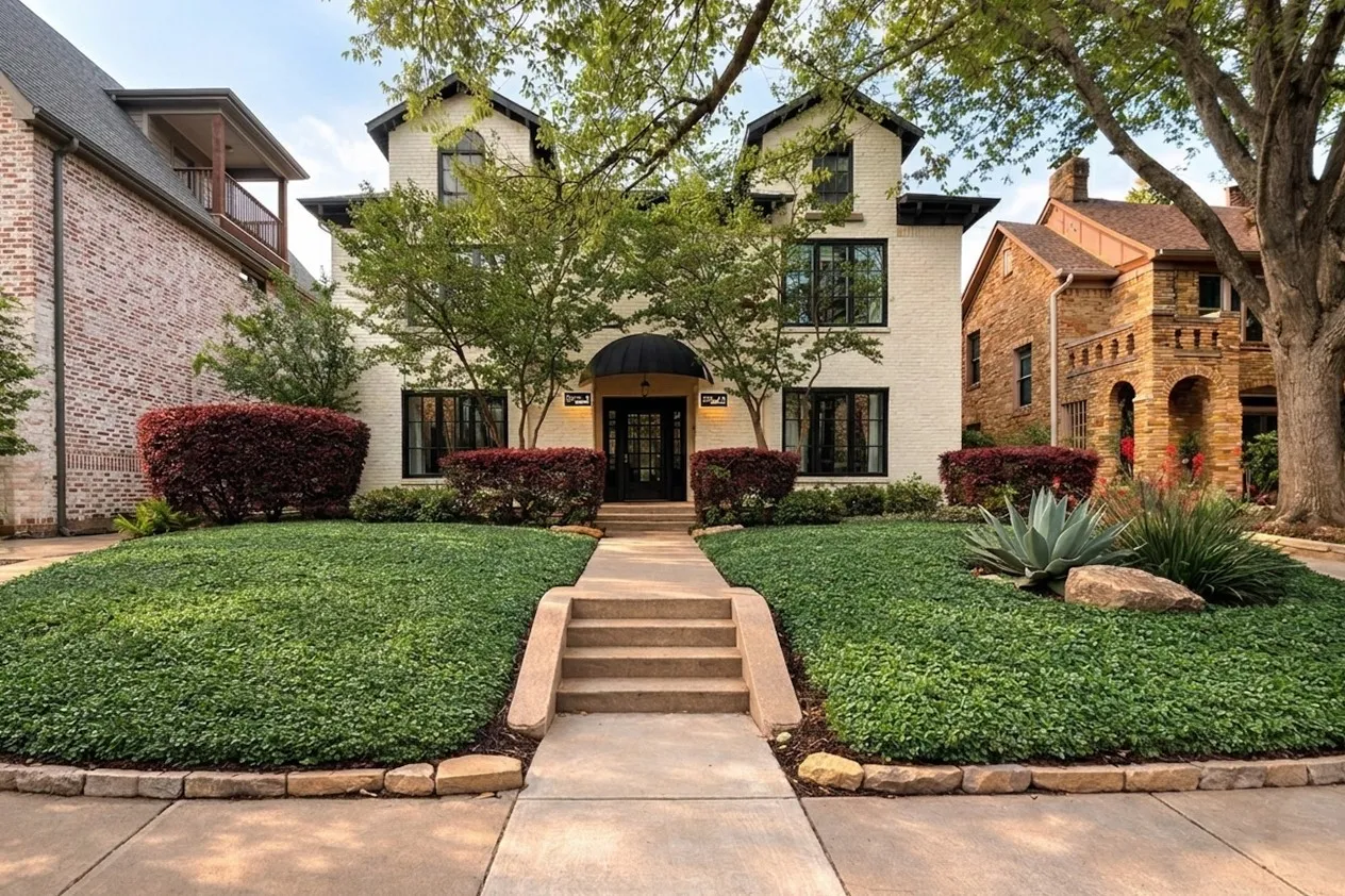 Proposed landscaping by HOA