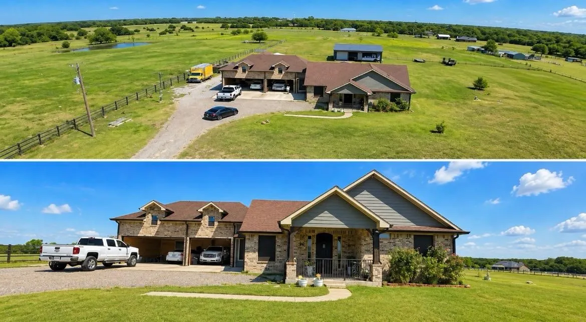 Single Family Residence For Sale in Fannin County , 21424 S State Highway 78, Leonard, Texas 75452, 4 Bedroom, 3 Bathroom, 3 Garage spaces, 1,740 Sqft, built in 2018, Price $799,000, mls#21364175, Real Estate Agent in Leonard, Homes For Sale in Fannin county, Homes For Sale in Leonard, Realtor in Leonard Texas, Real Estate Brokerage Independent Realty Texas, Luminita Cordes Realtor