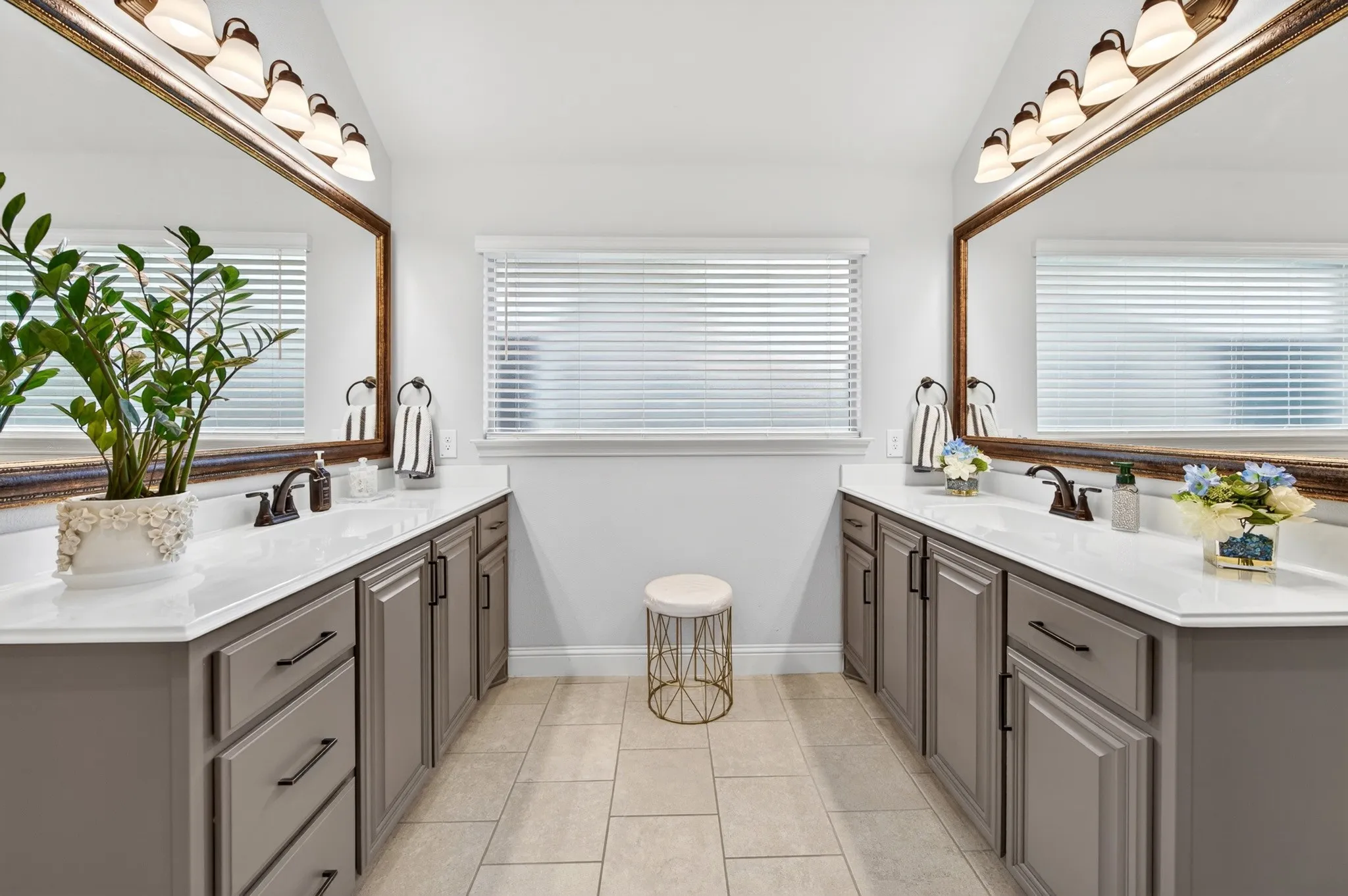Double vanities in Primary Bath