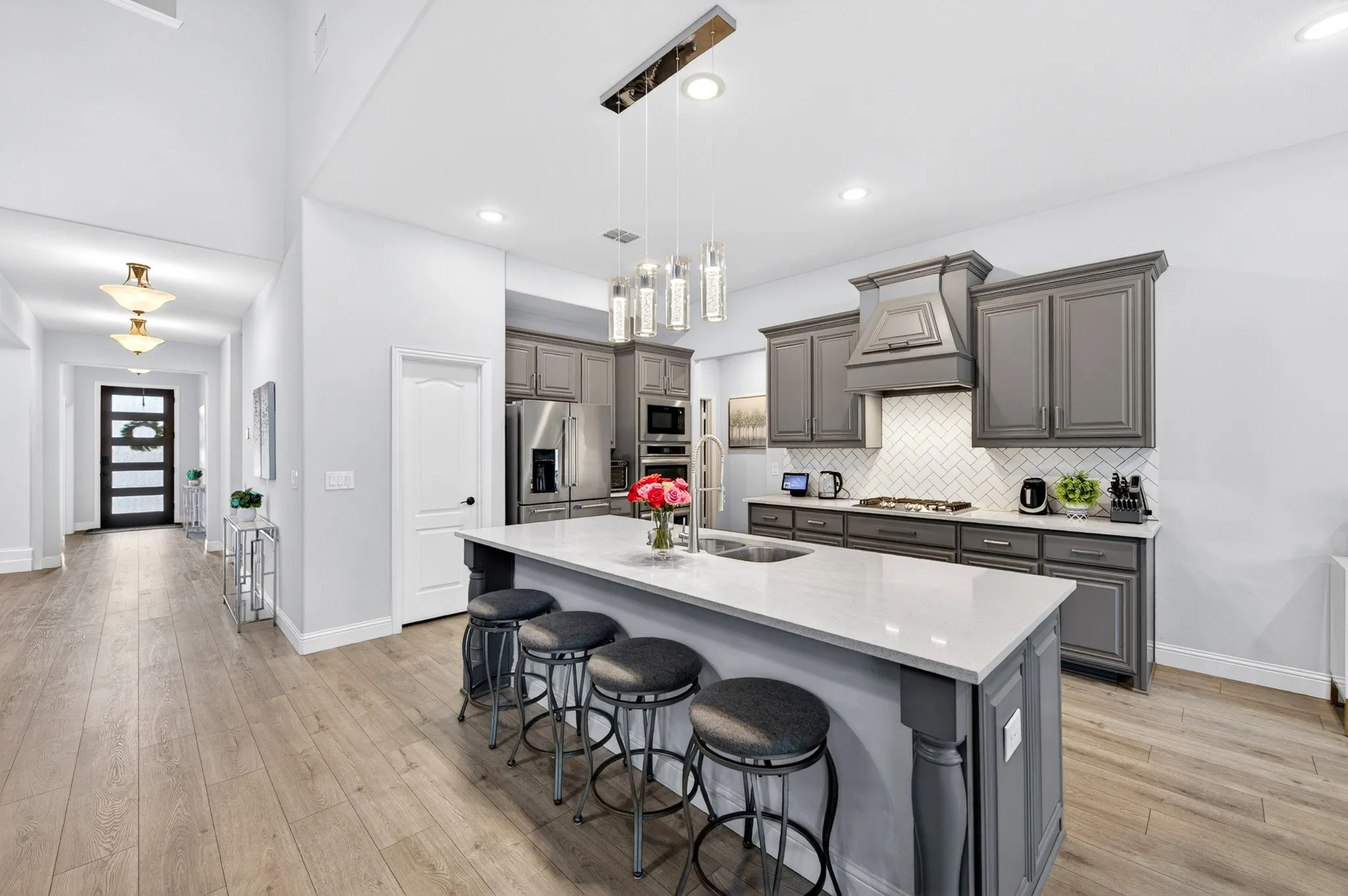 CustomKitchen opens to main family area