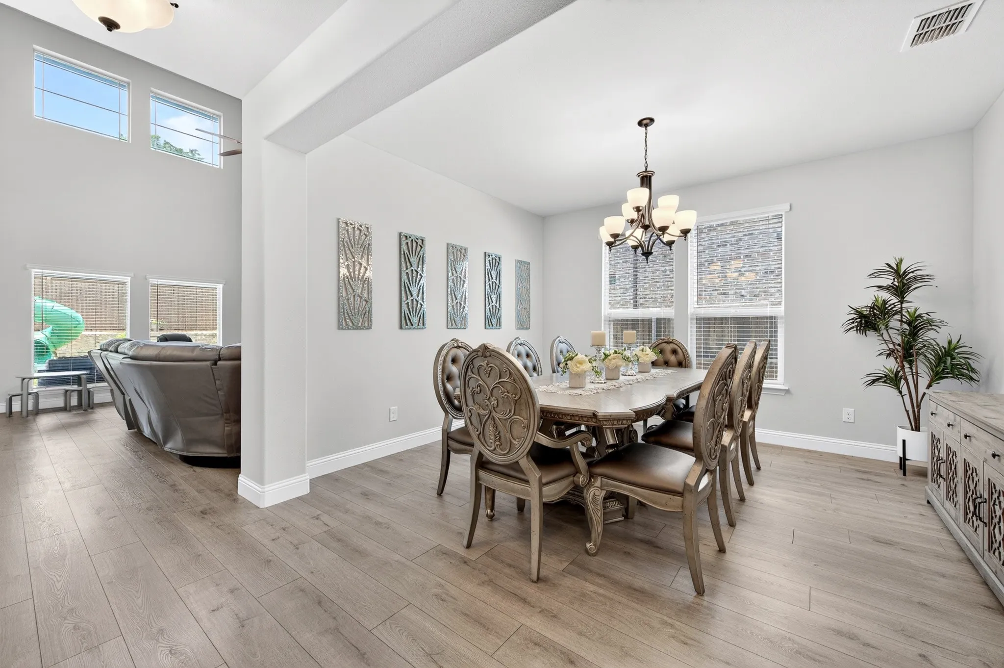 Large Formal Dining Area.