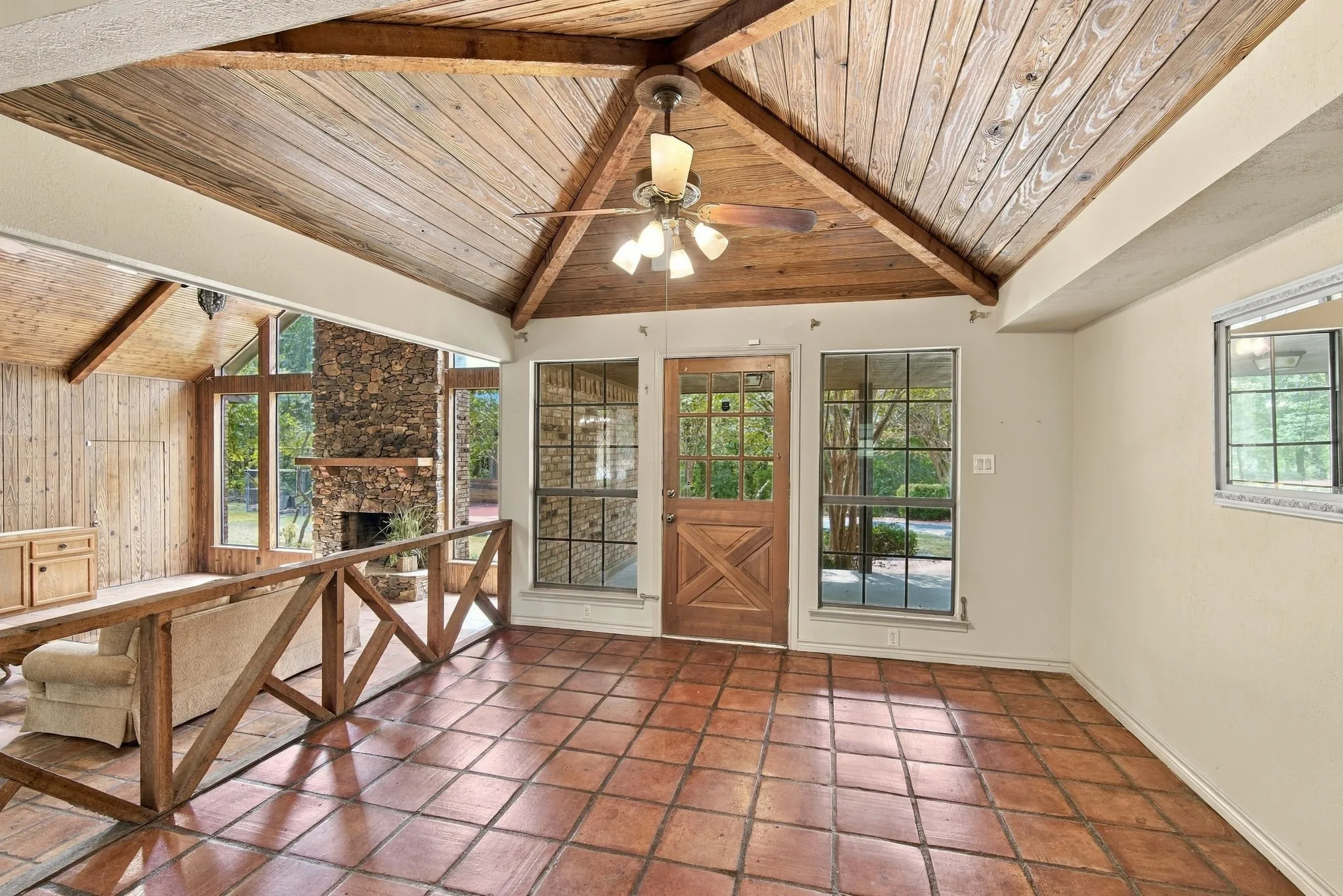 Breakfast room that welcomes you in from the back covered patio.