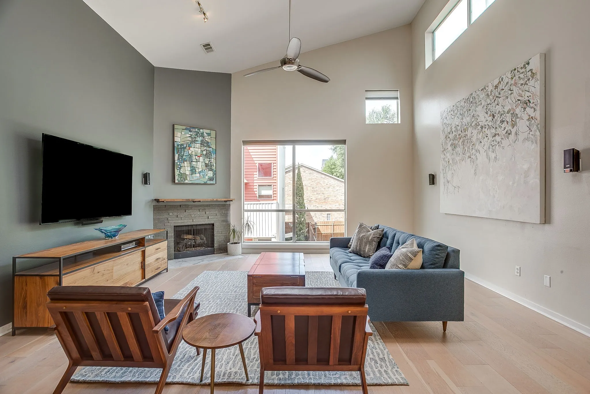 Main second floor with all living spaces