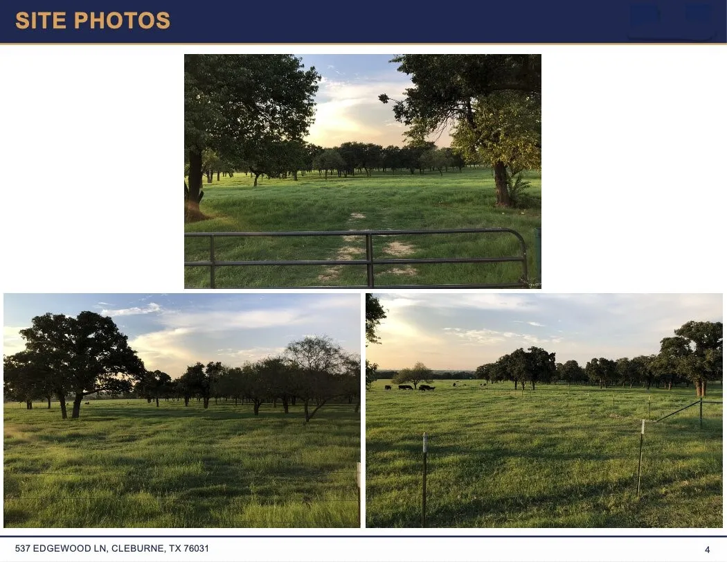 Unimproved Land For Sale in Johnson County , 537 Edgewood Lane, Cleburne, Texas 76031, 0, 0, Garage spaces, 0 Sqft, built in 0, Price $1,100,000, mls#21364256, Real Estate Agent in Cleburne, Homes For Sale in Johnson county, Homes For Sale in Cleburne, Realtor in Cleburne Texas, Real Estate Brokerage Independent Realty Texas, Luminita Cordes Realtor