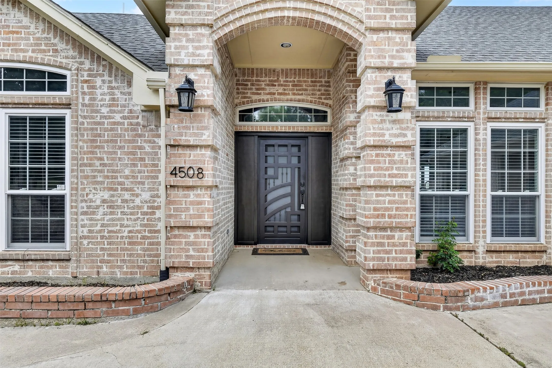 Front entry of the home