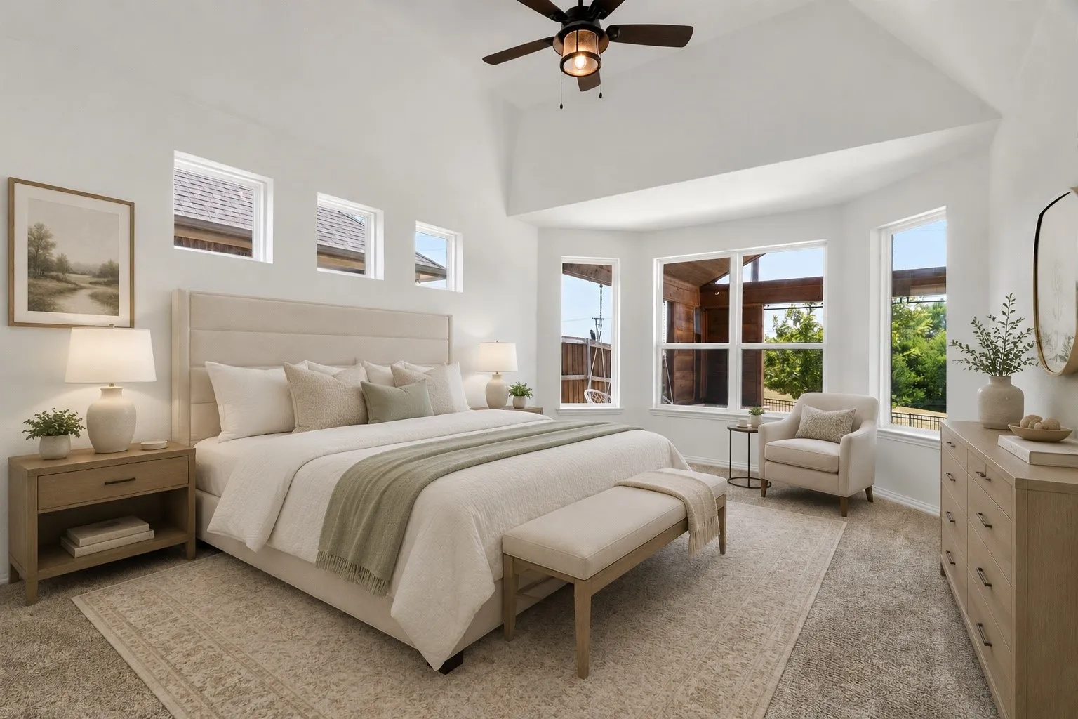 Virtually Staged - Primary Bedroom