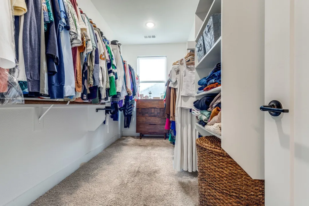 Master closet.