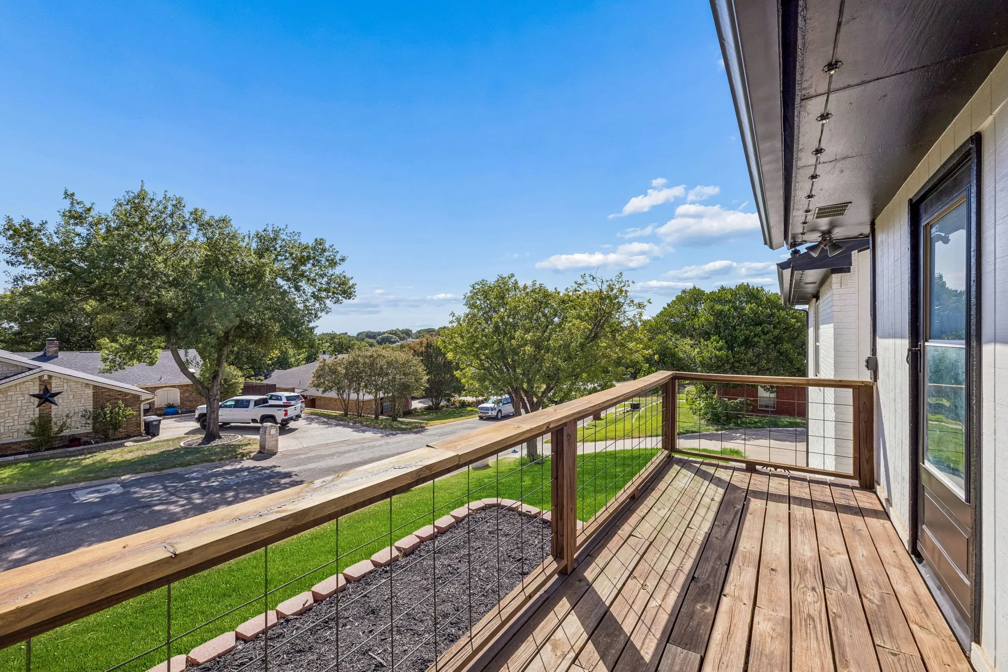 Balcony off the primary