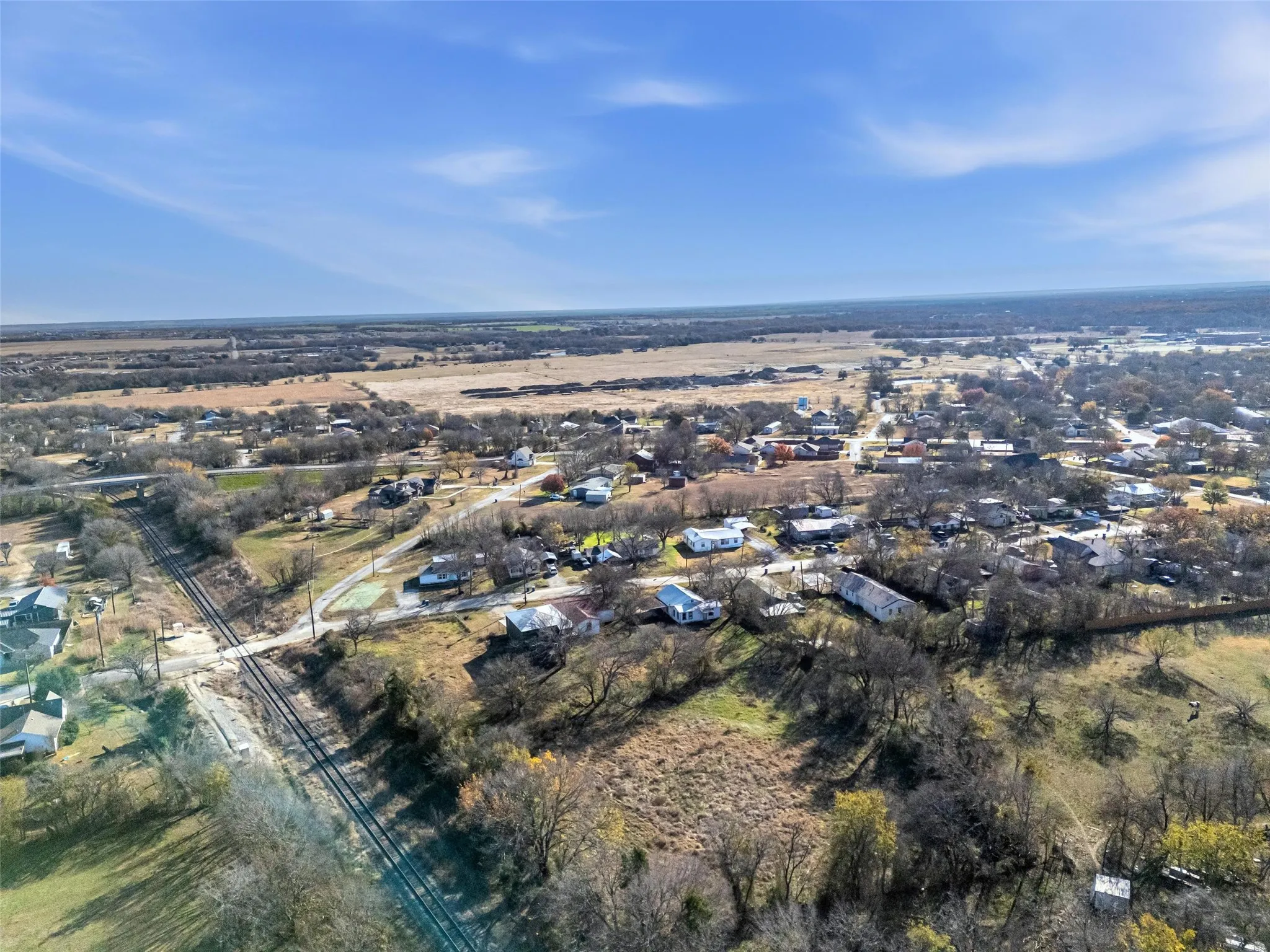 Aerial view of property and surrounding area