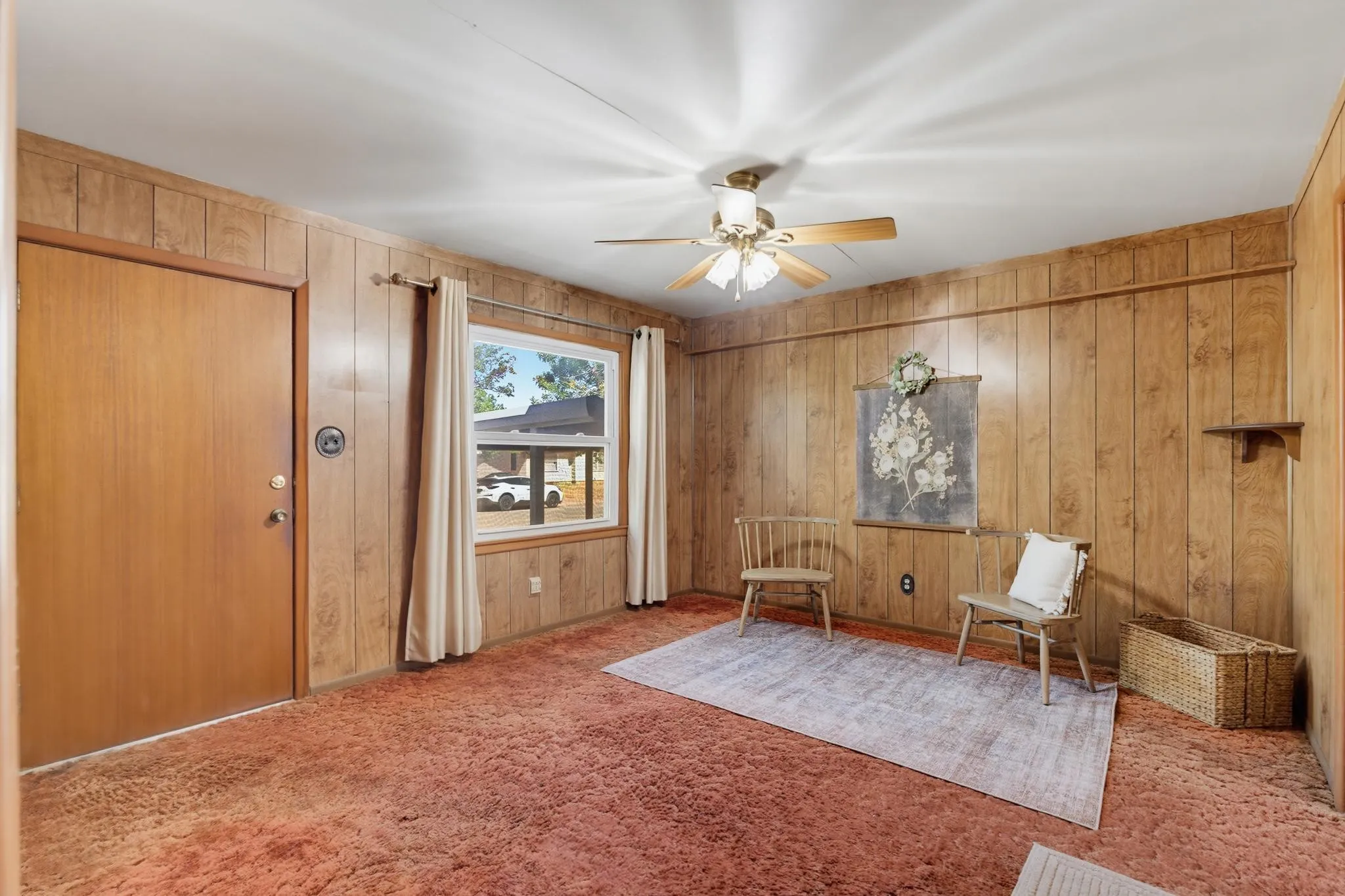 View of front door in livingroom