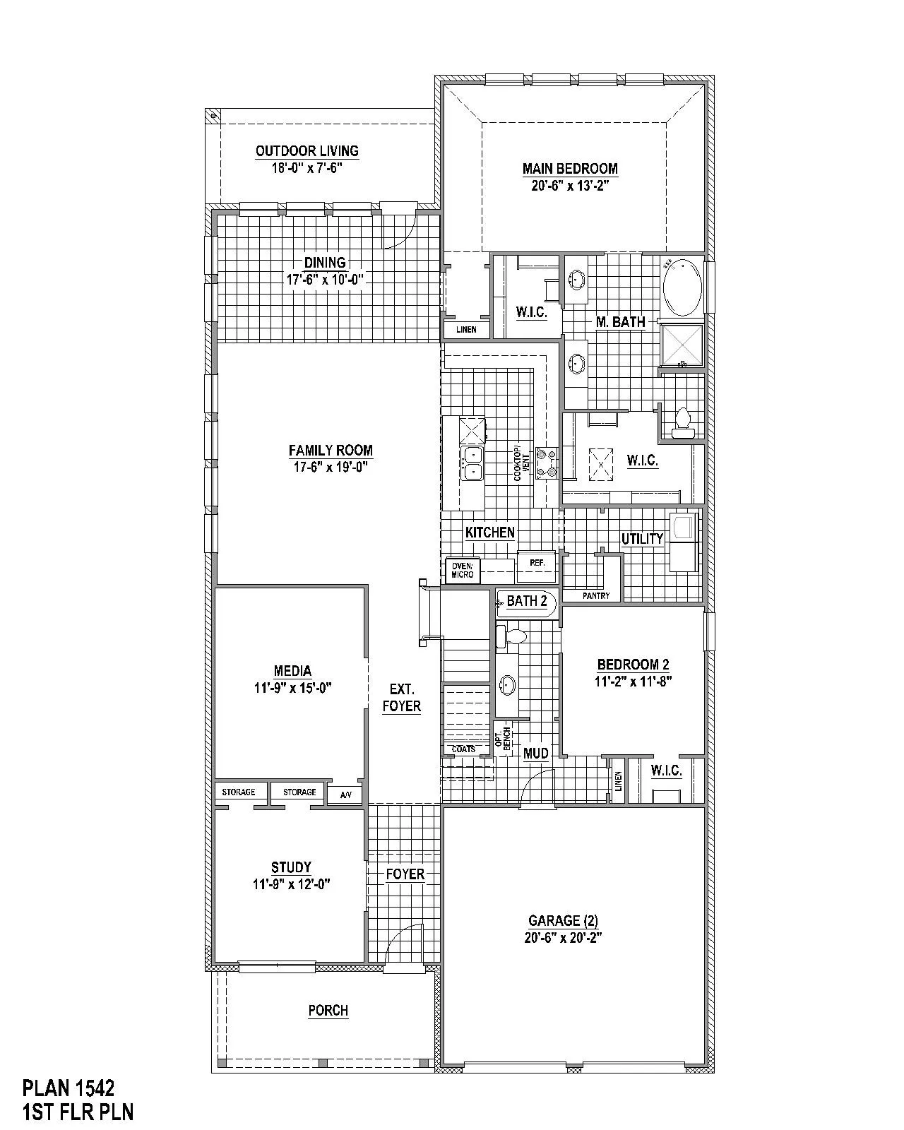 1st Level Floor plan