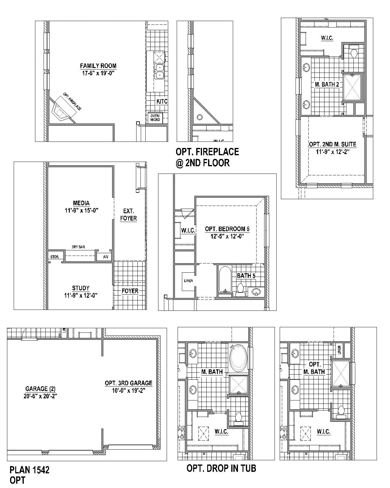 Floor plan options