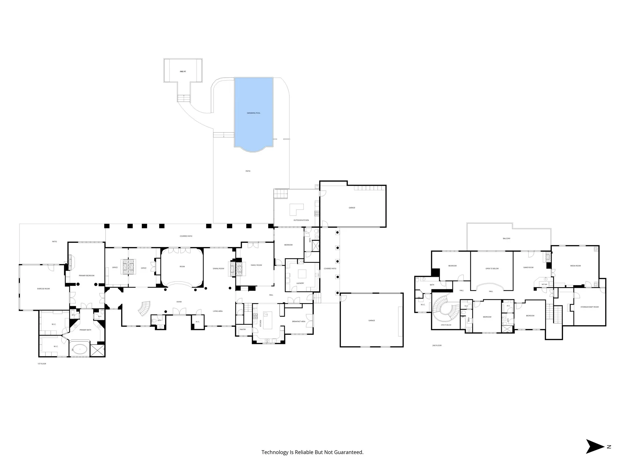 Floor plan is deemed highly reliable but not guaranteed.
