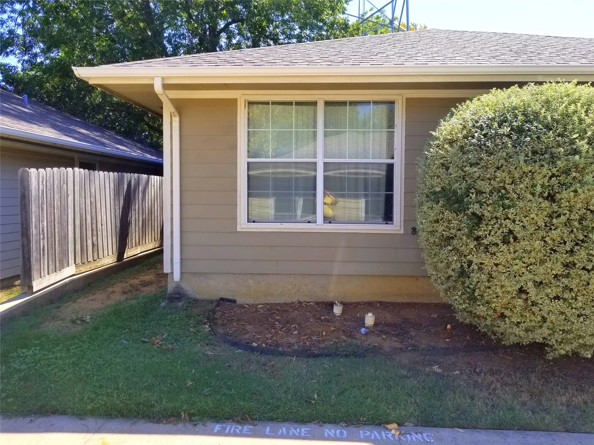 front yard and side yard