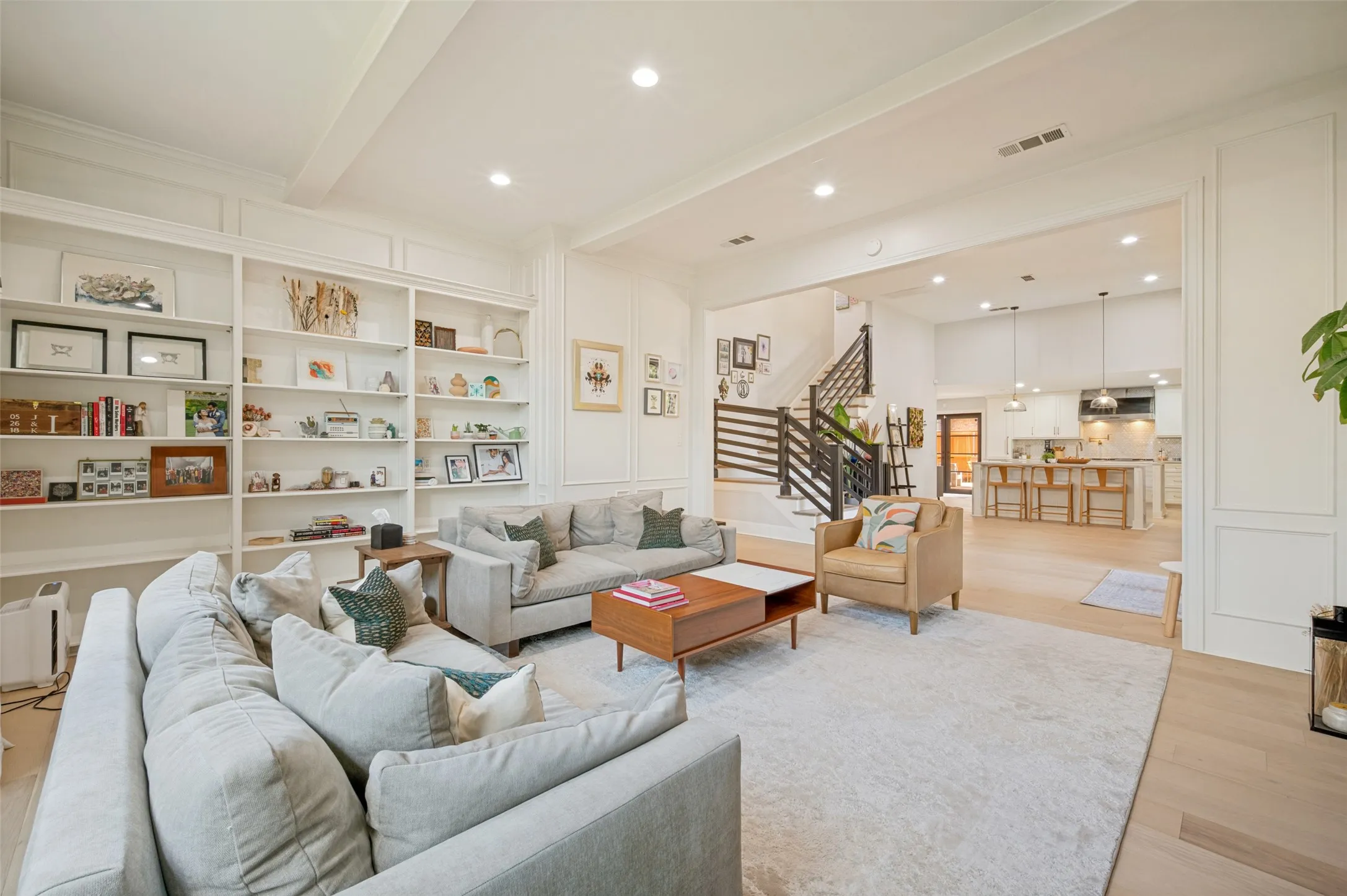 Custom built-ins throughout