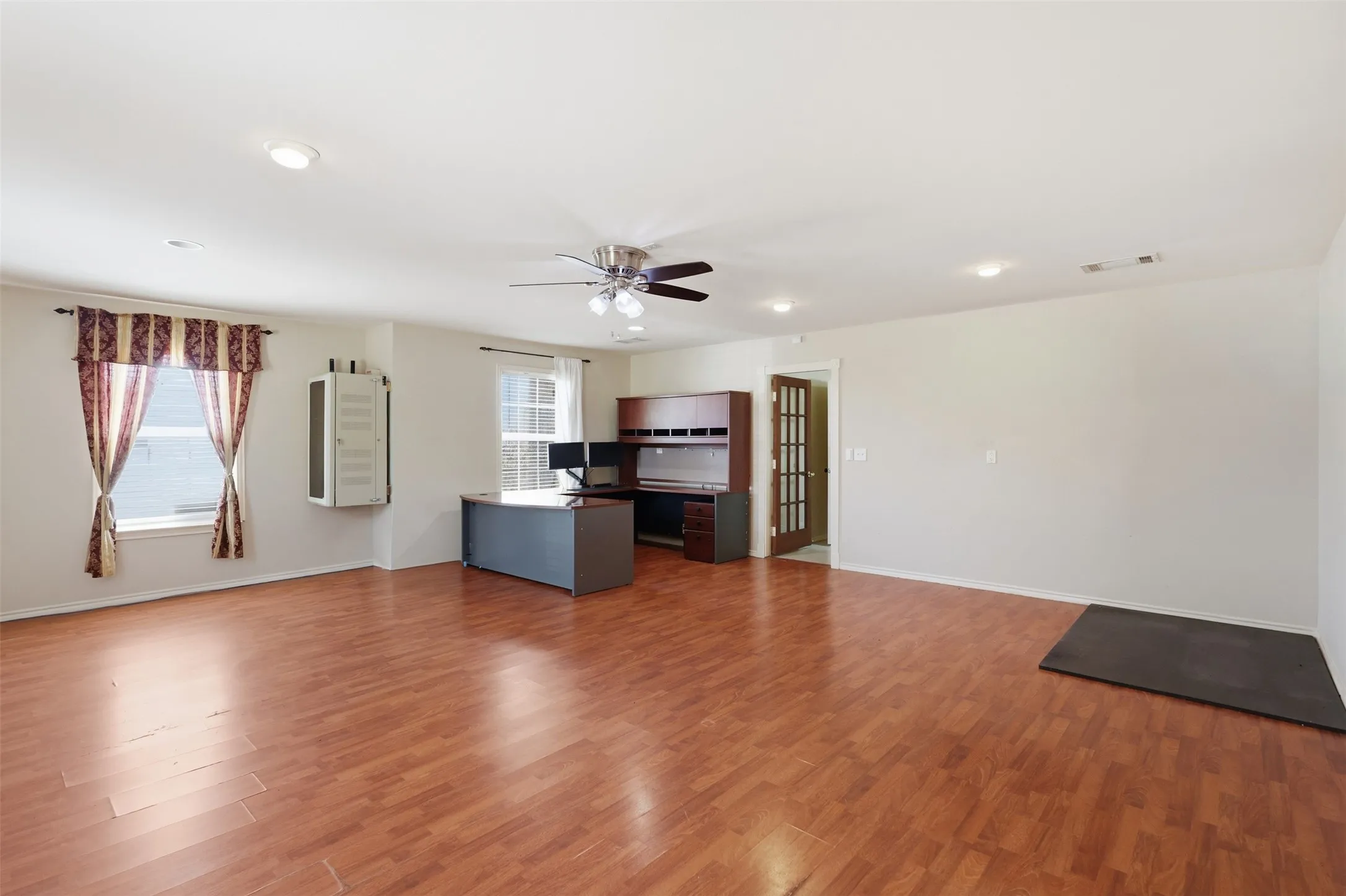 Alternate view of bonus room showing the large size of the space.