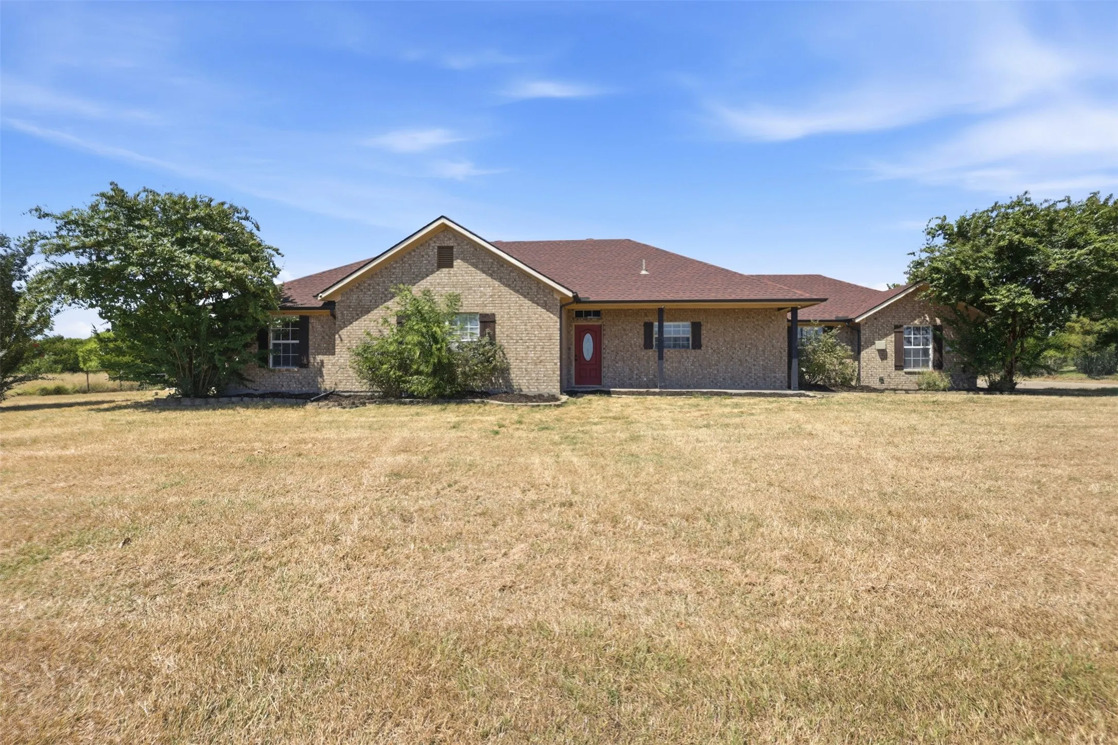 Beautiful ranch style home on a corner lot.