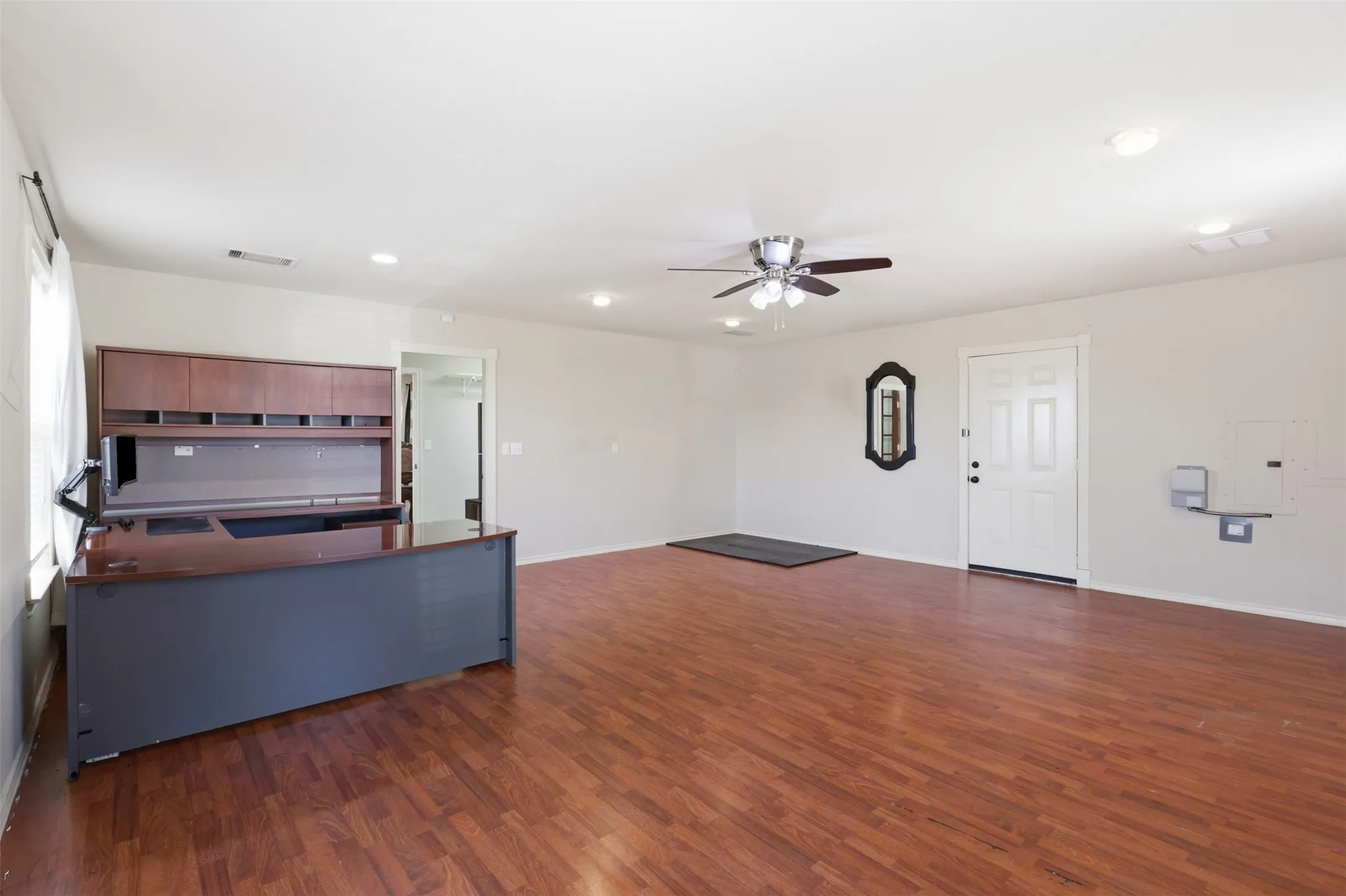 Bonus Room door leads to outside.