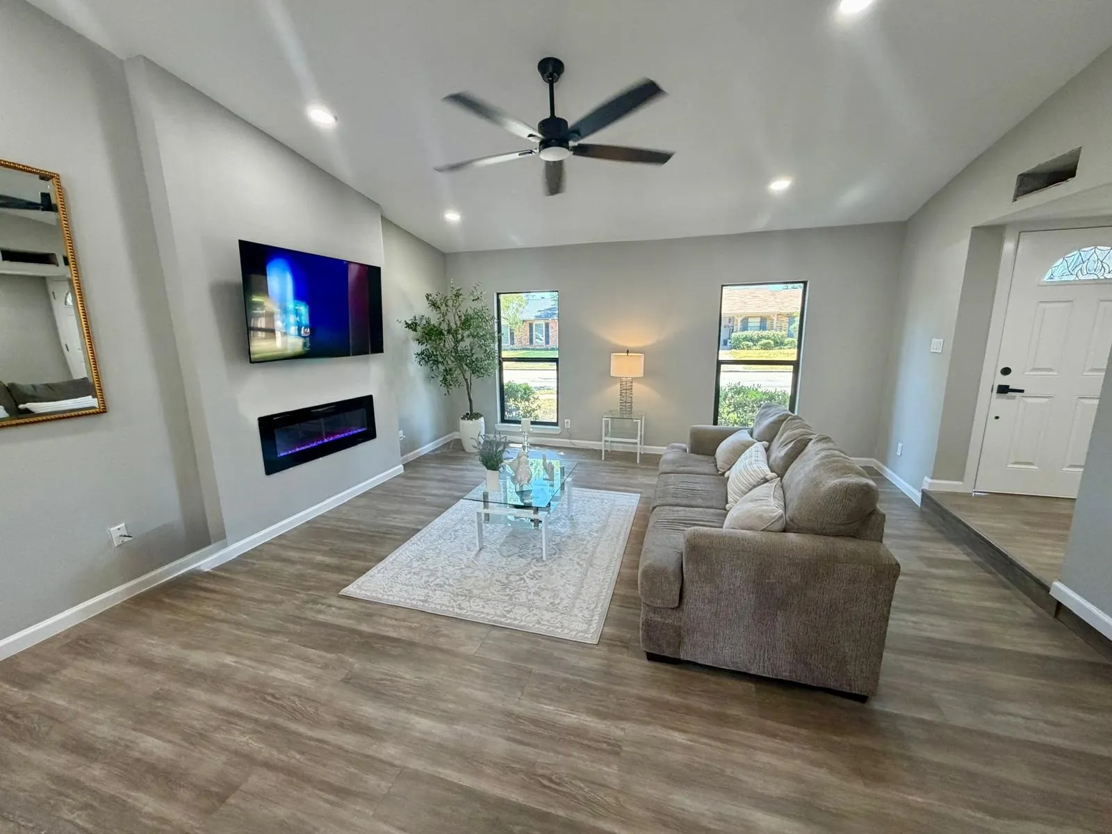 welcoming with natural light